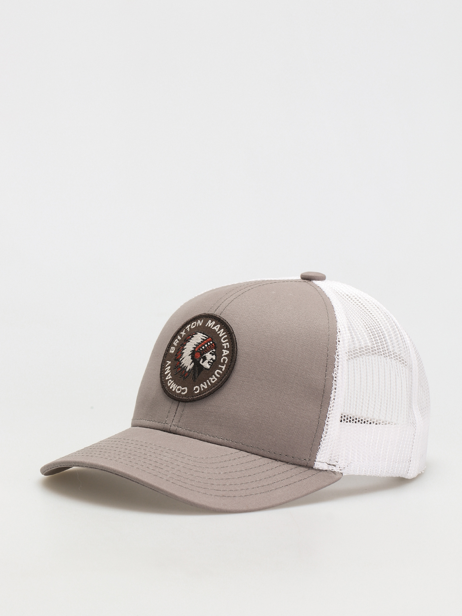 Czapka z daszkiem Brixton Rival Stamp X Mp Mesh Cap (grey/white)