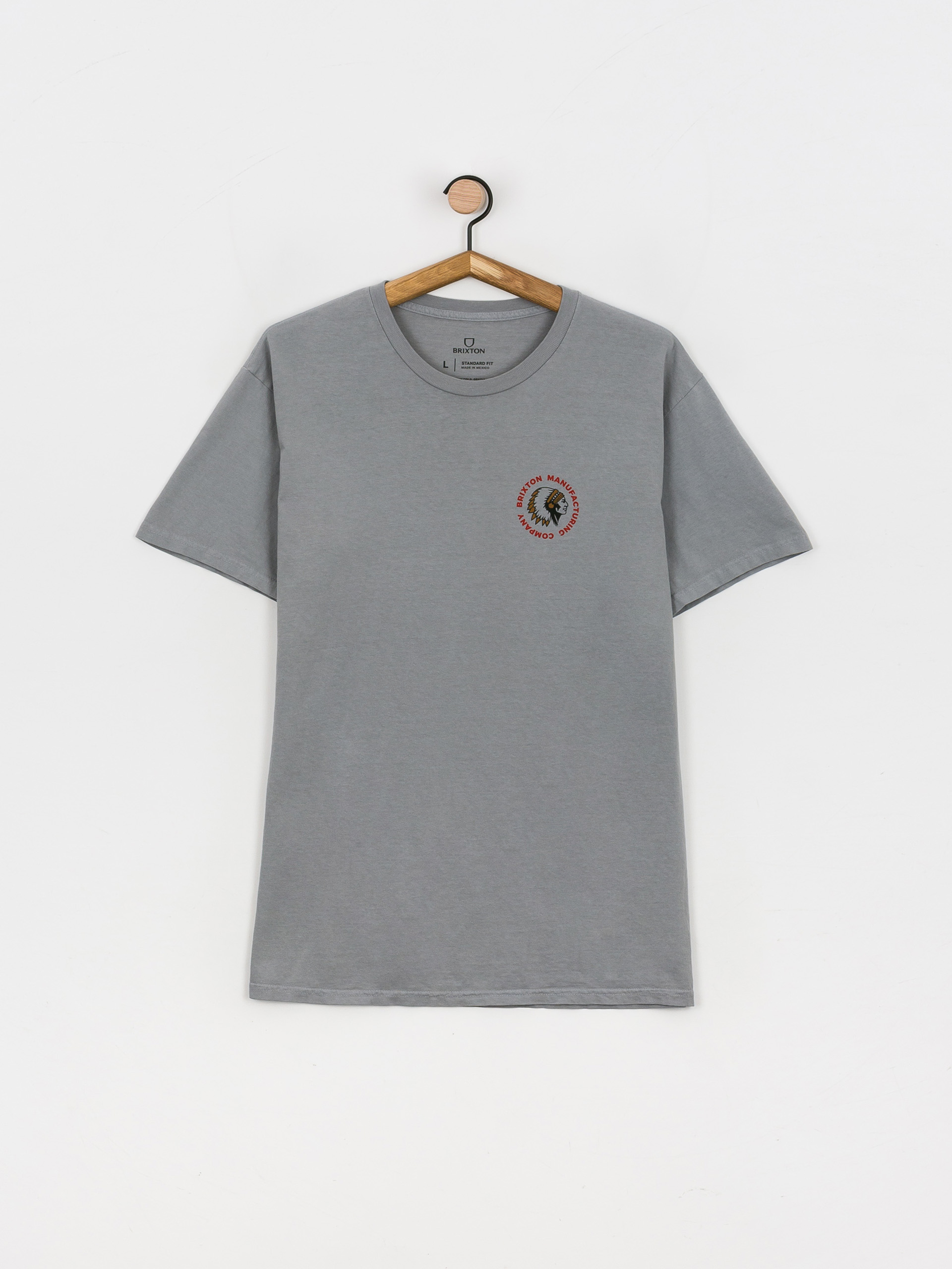 T-shirt Brixton Rival Stamp (haze garment dye)