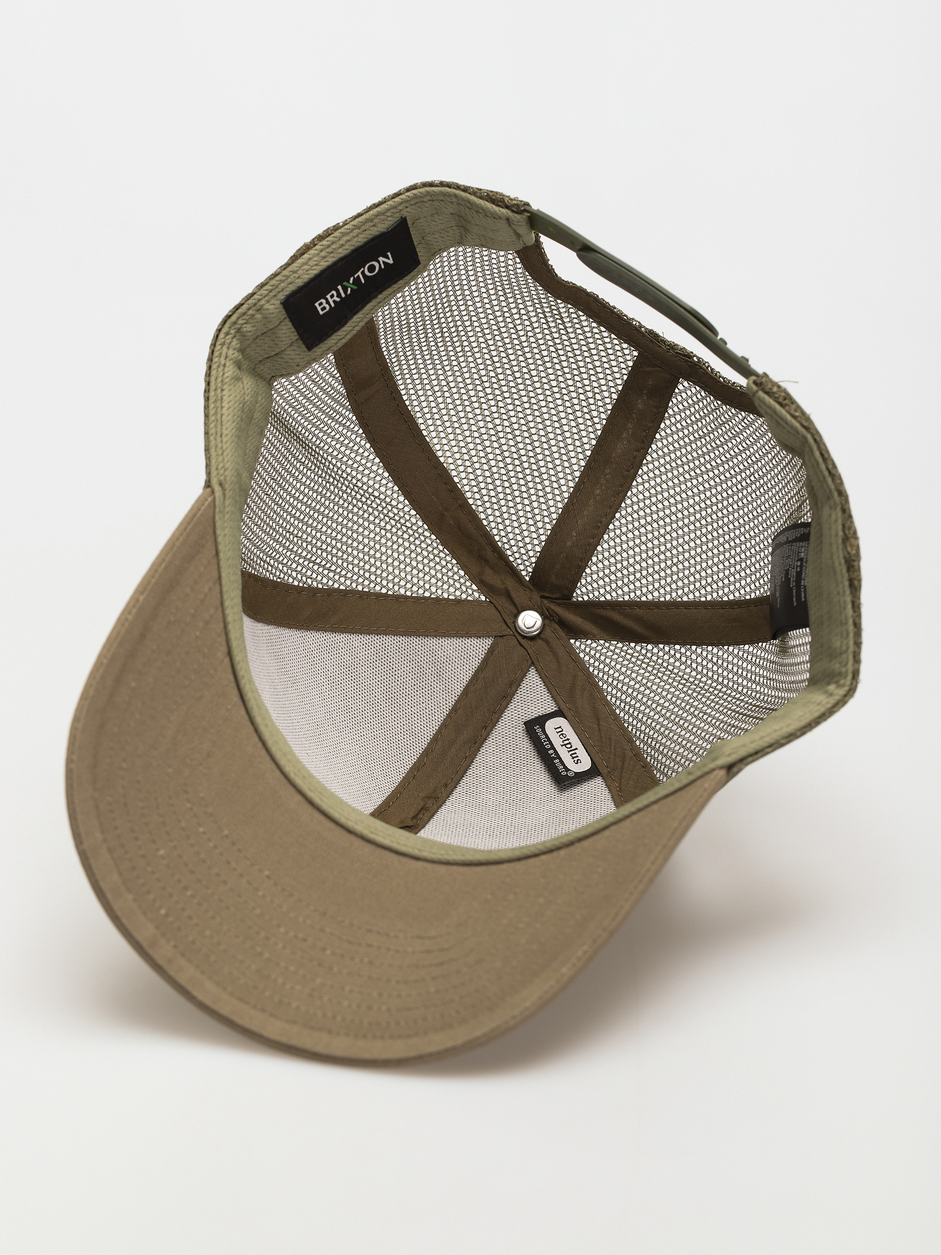 Czapka z daszkiem Brixton Scoop X Mp Mesh Cap (military olive/military olive)