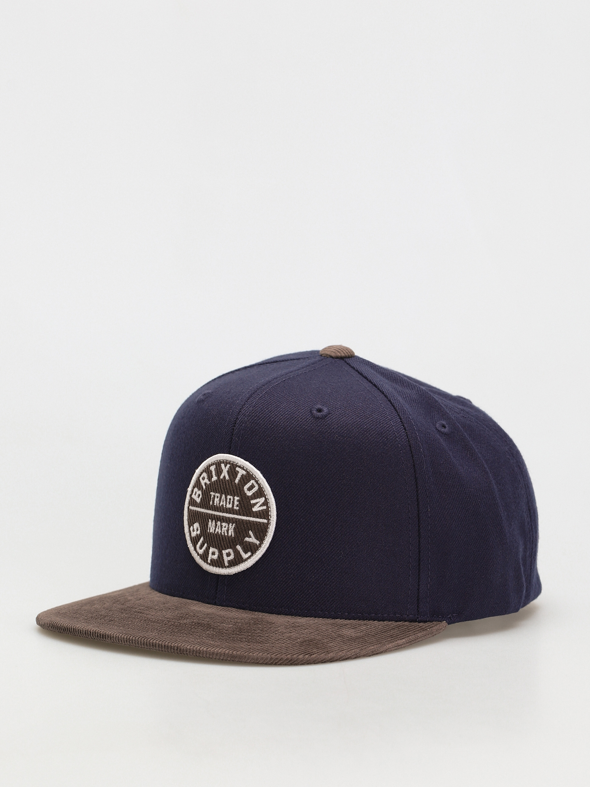 Czapka z daszkiem Brixton Oath III Snapback (navy/deep brown)