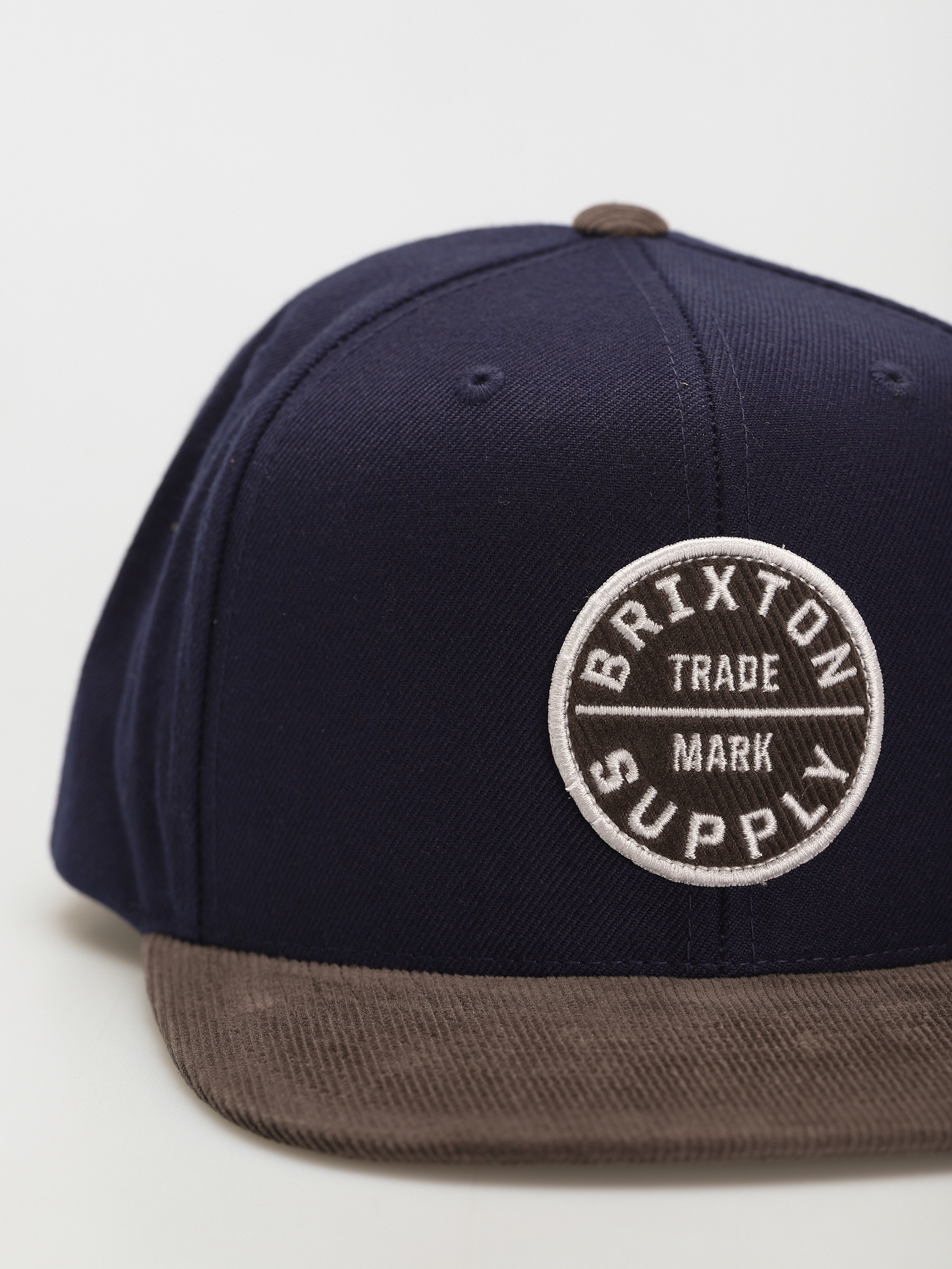 Czapka z daszkiem Brixton Oath III Snapback (navy/deep brown)