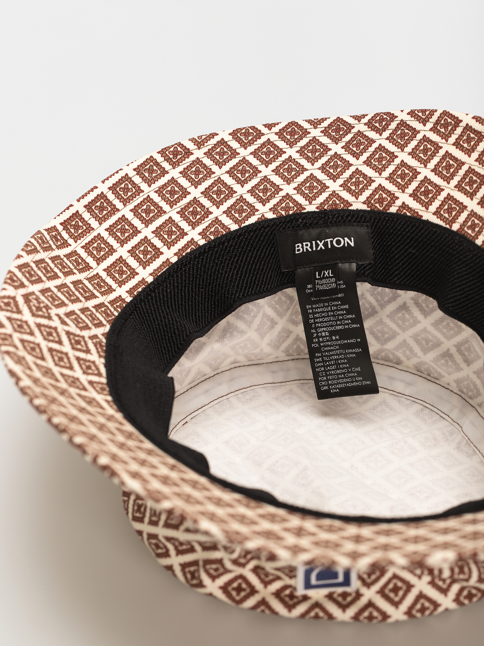 Kapelusz Brixton Beta Packable Bucket Hat (off white/medal bronze)