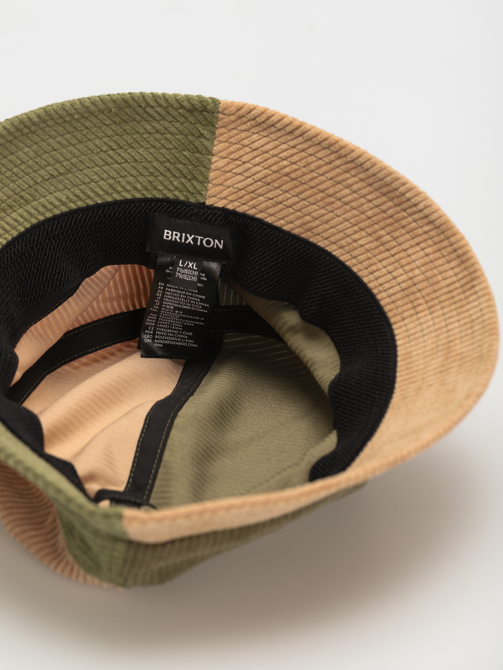 Kapelusz Brixton Gramercy Packable Bucket Hat (olive/mermaid)