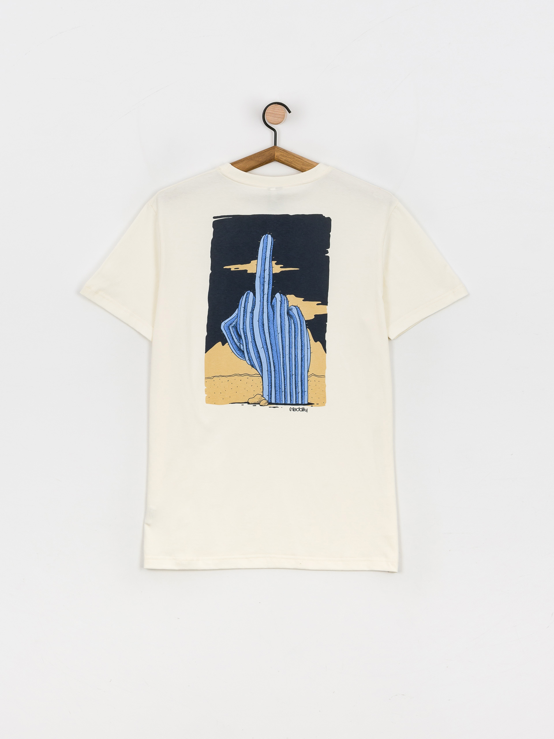 T-shirt Iriedaily Wtfucktus (offwhite)