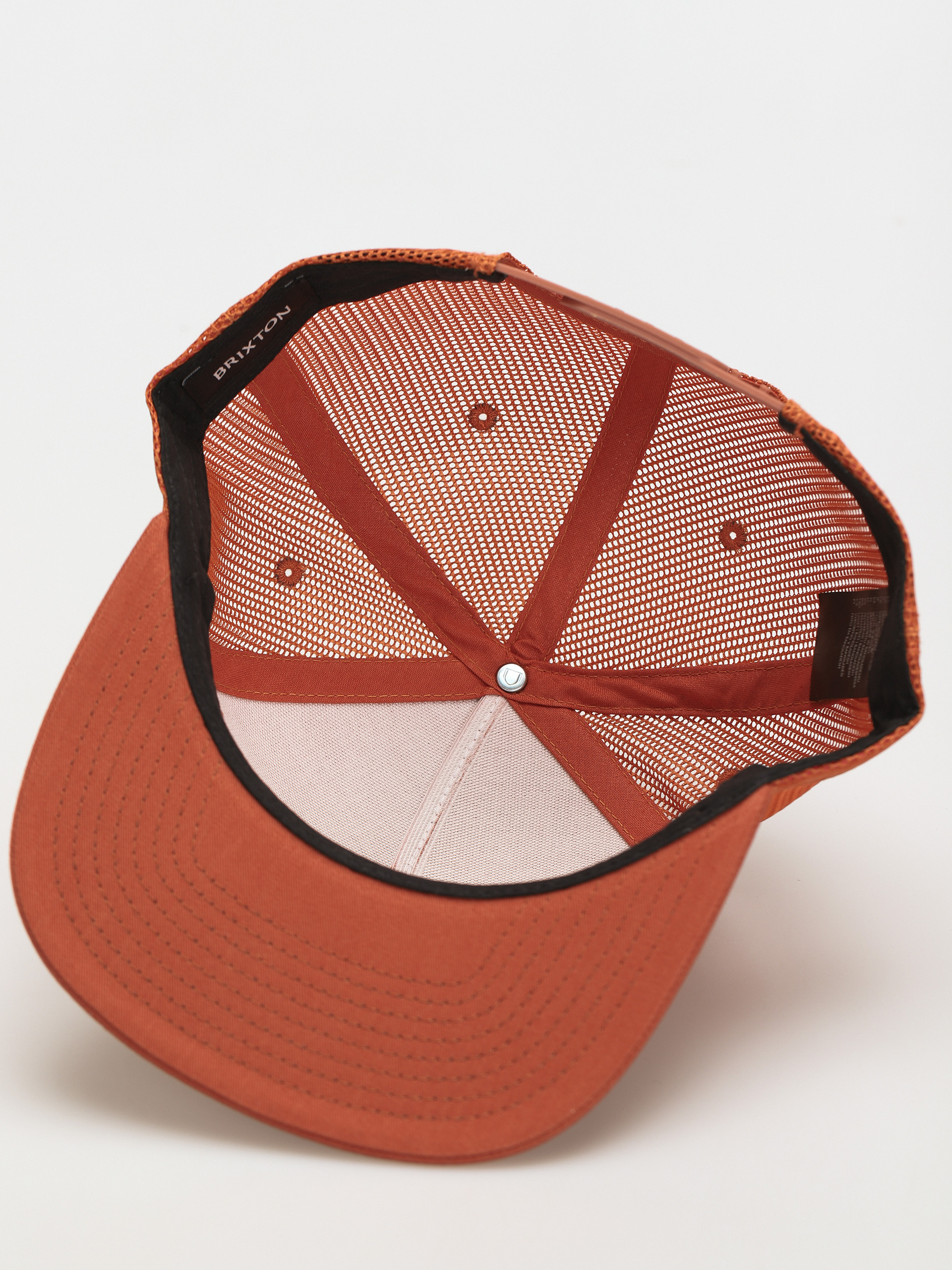 Czapka z daszkiem Brixton Palmer Proper Mp Mesh Cap (cap phoenix orange/phoenix orange)