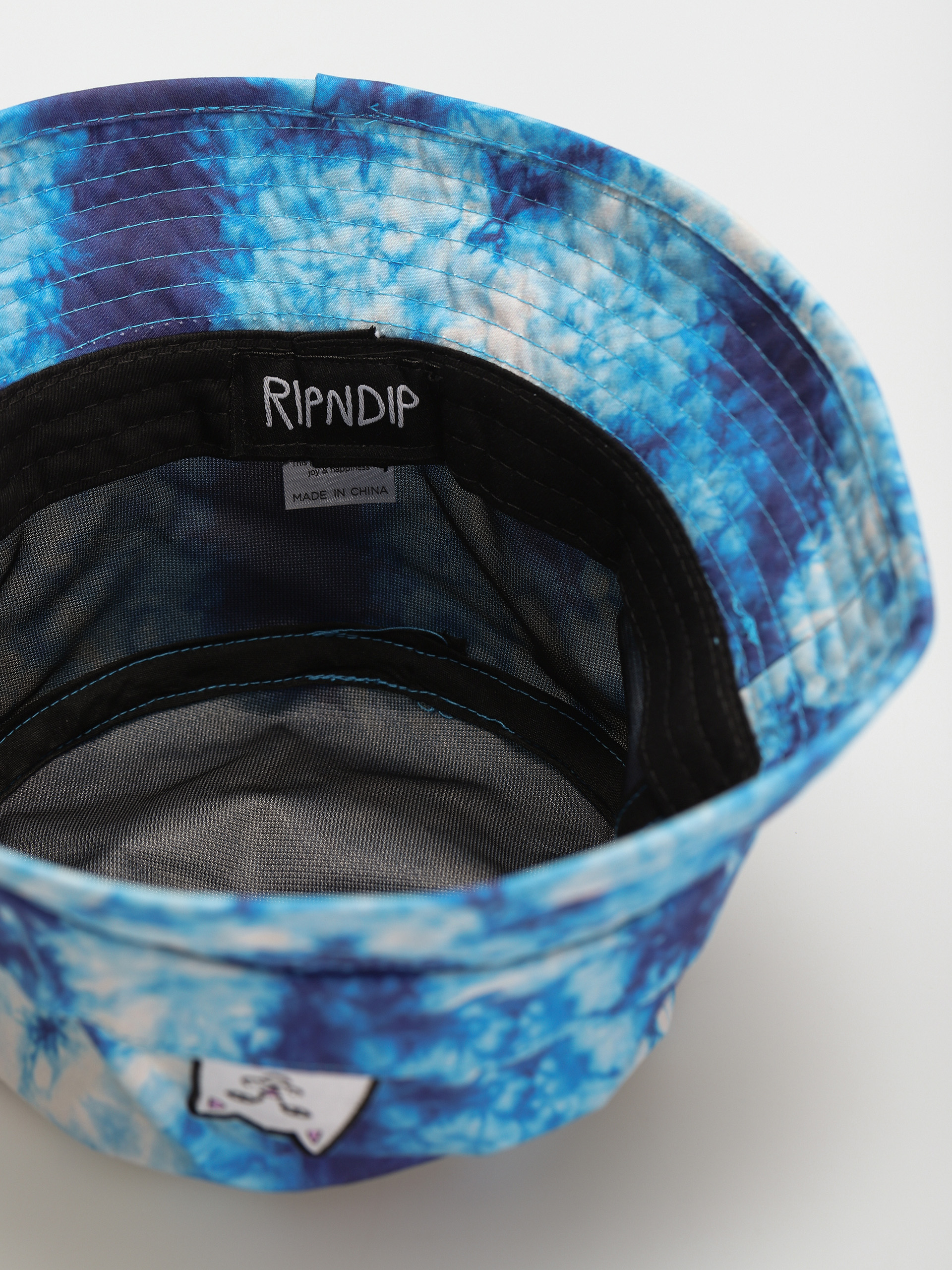 Kapelusz RipNDip Lord Nermal Tie Dye (blue acid wash)
