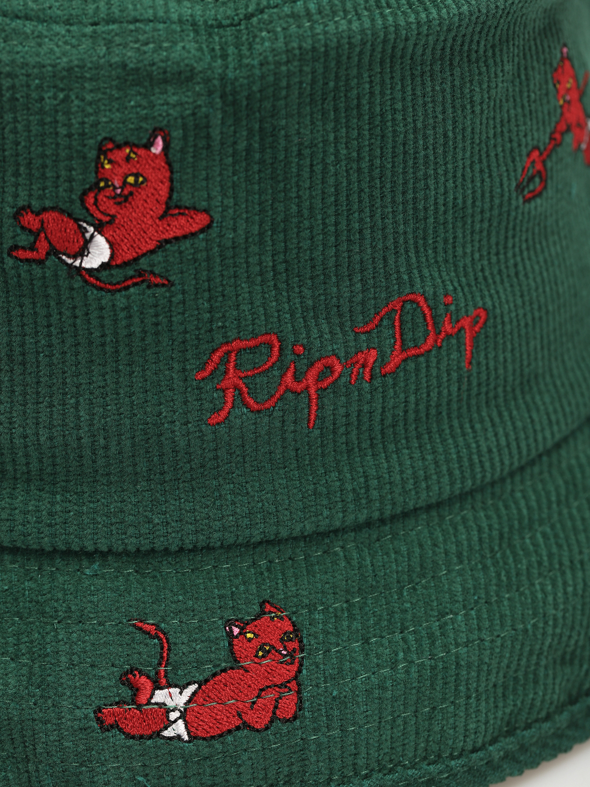 Kapelusz RipNDip Devil Babies Corduroy (dark sage)