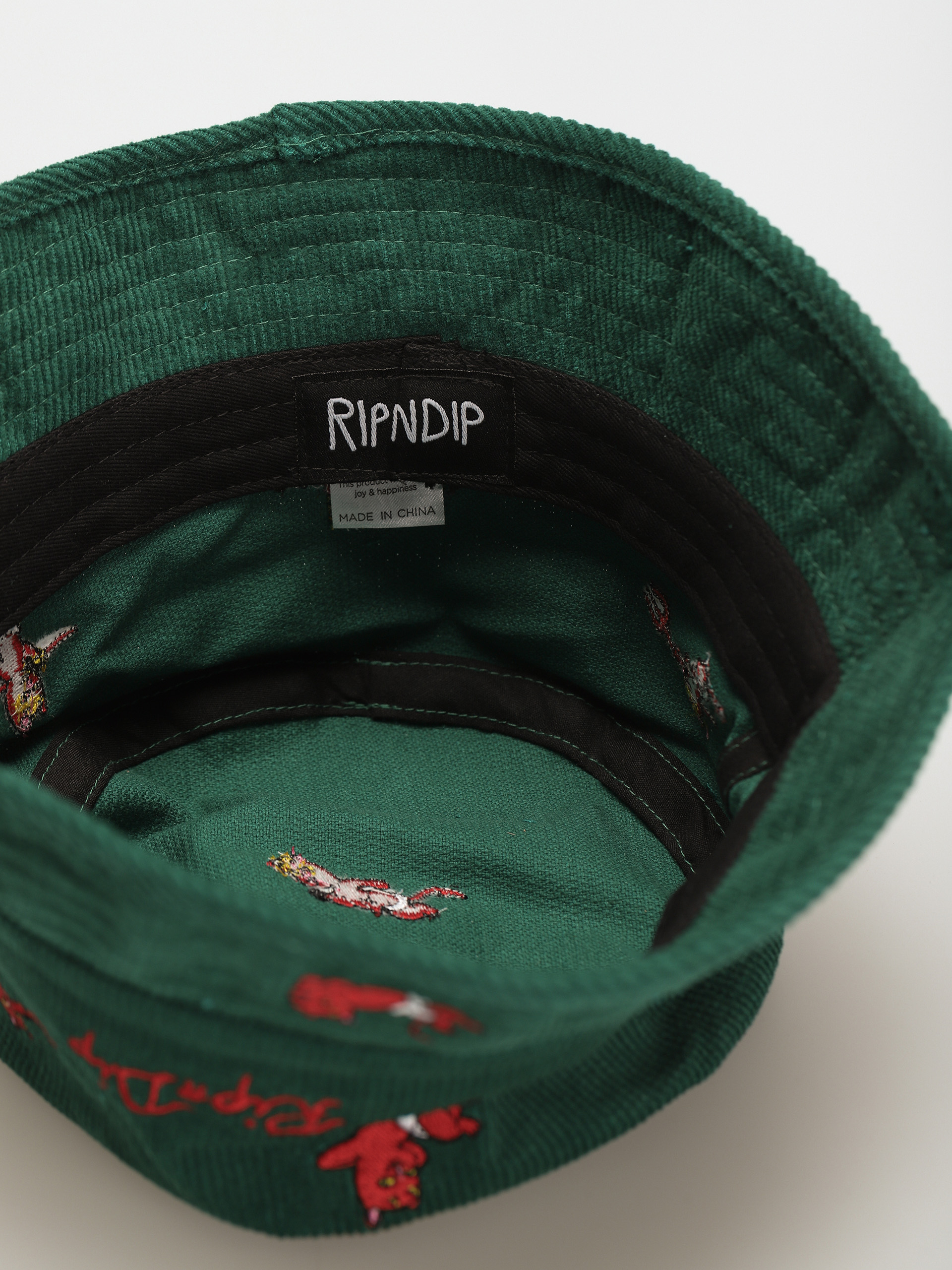 Kapelusz RipNDip Devil Babies Corduroy (dark sage)