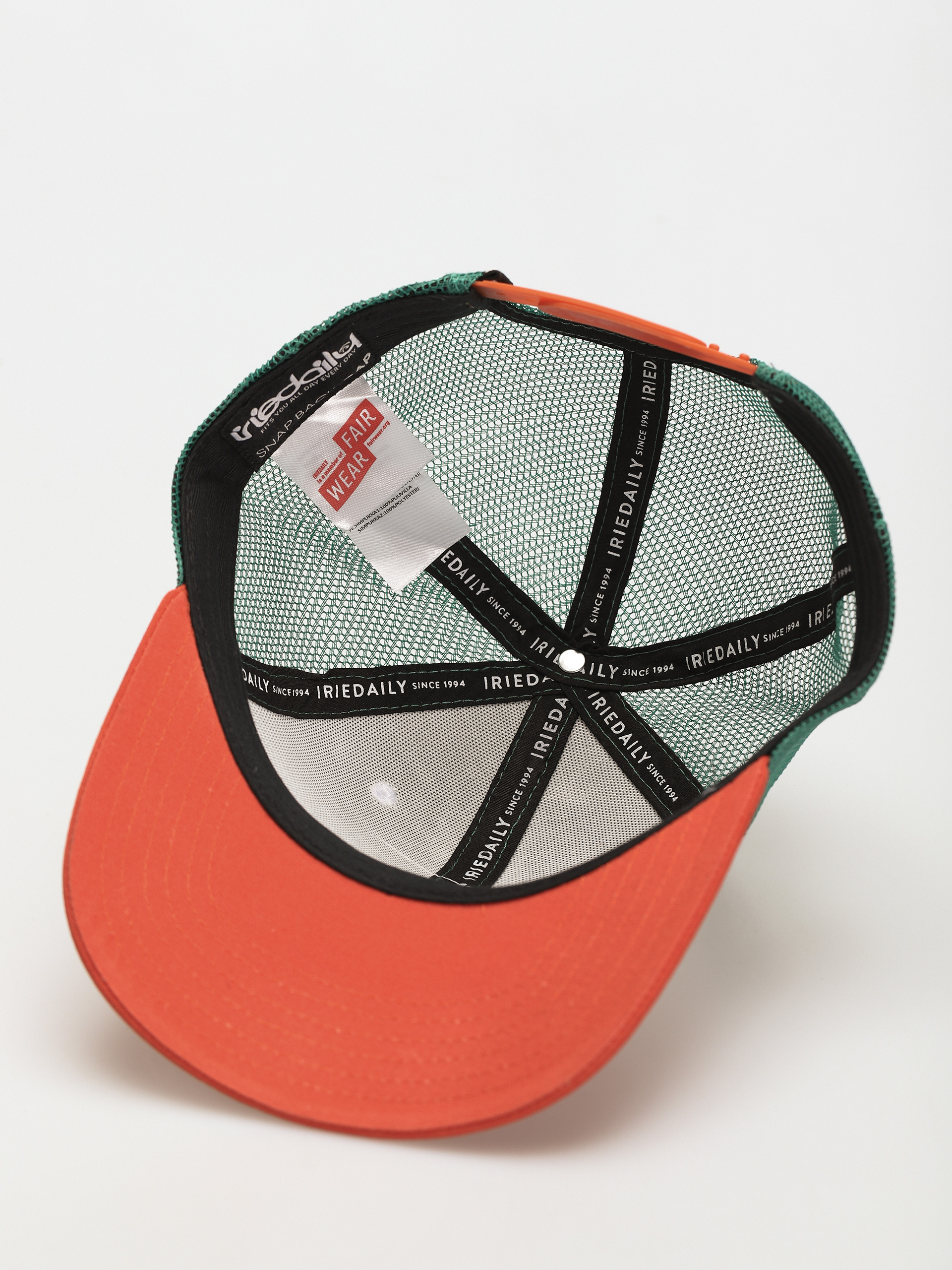 Czapka z daszkiem Iriedaily Stonefinger (orange green)