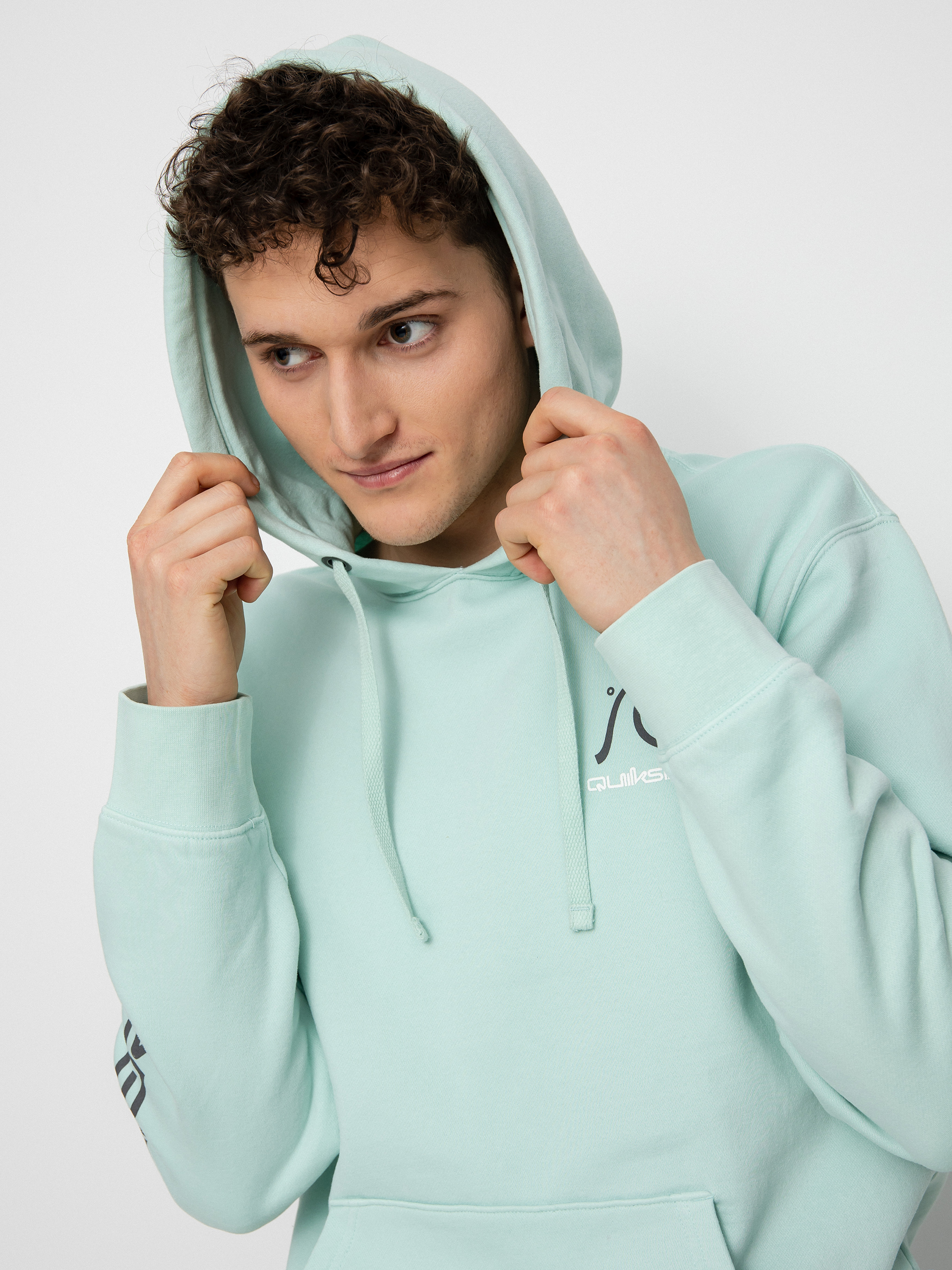 Bluza z kapturem Quiksilver Sweet As Slab HD (blue glass)
