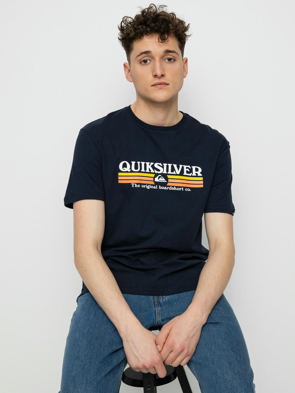 T-shirt Quiksilver Lined Up (navy blazer)