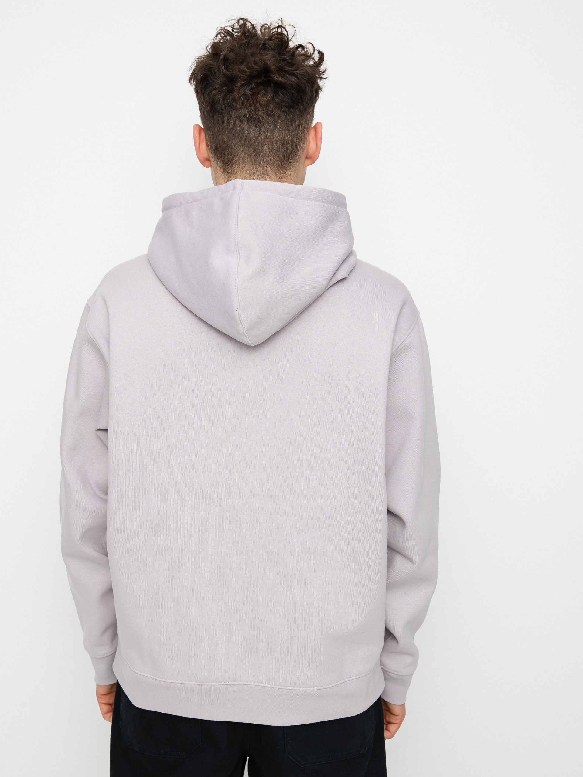 Bluza z kapturem OBEY Lowercase HD (purple paste)