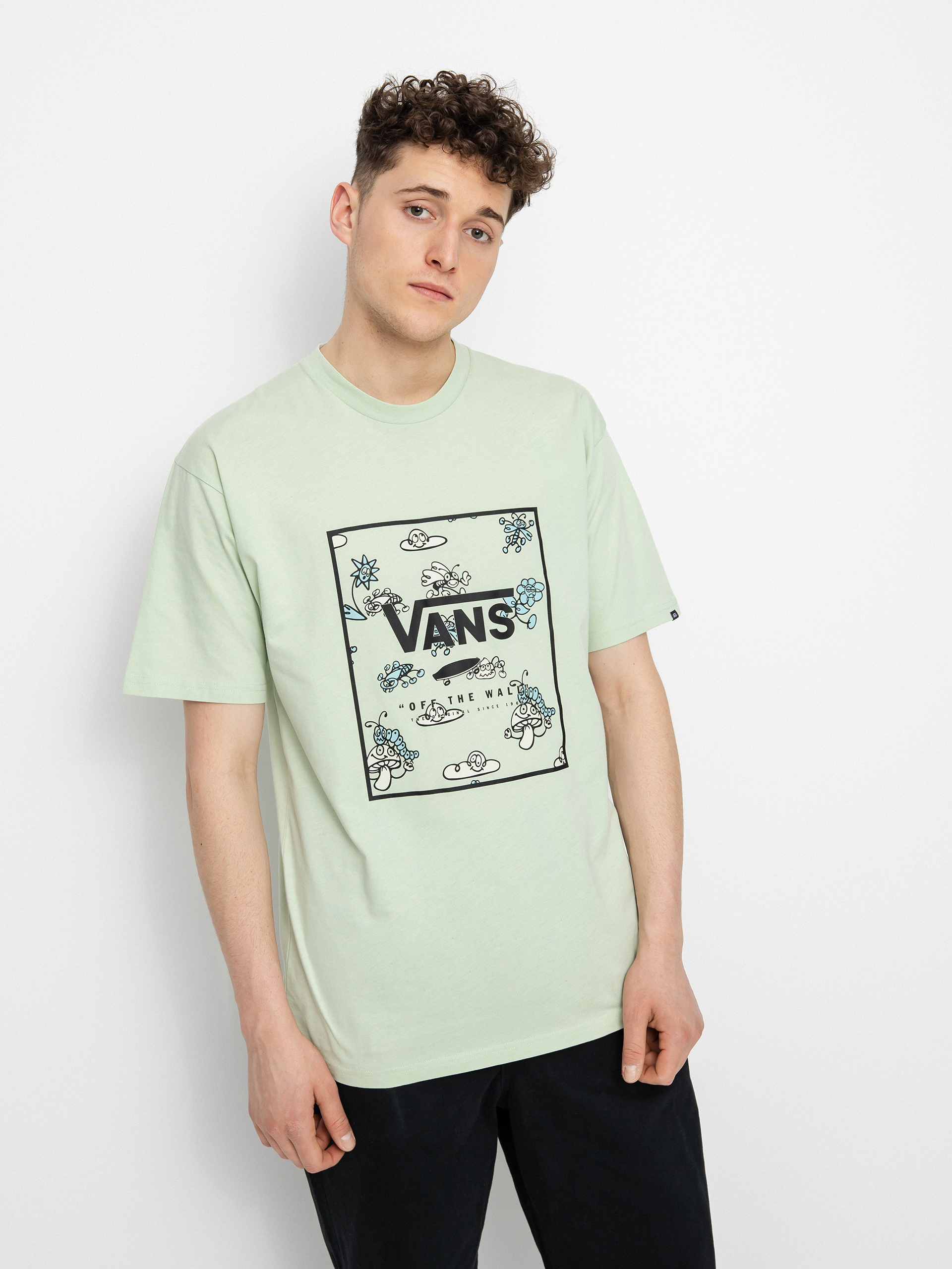 T-shirt Vans Classic Print Box (celadon green)
