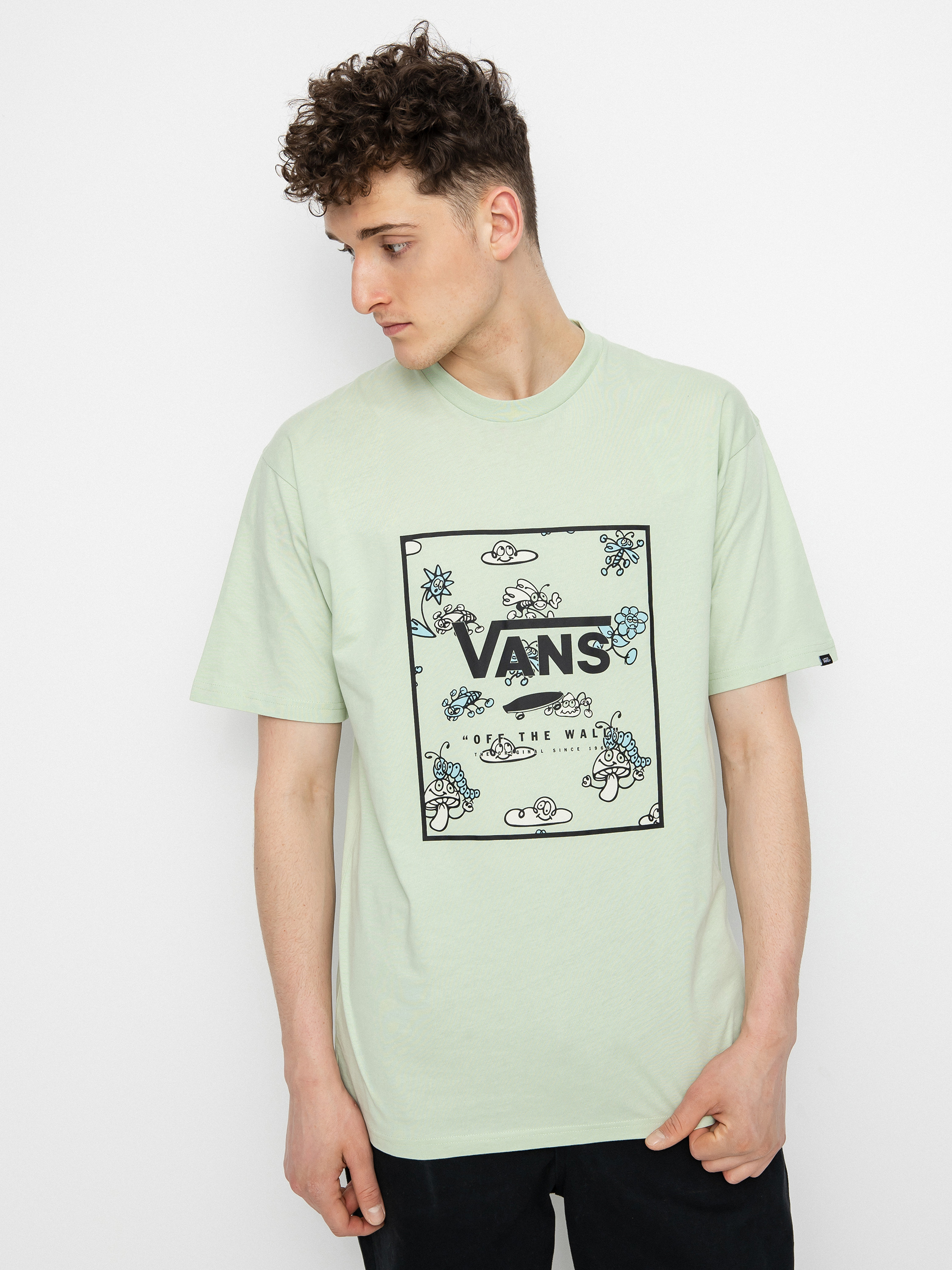 T-shirt Vans Classic Print Box (celadon green)