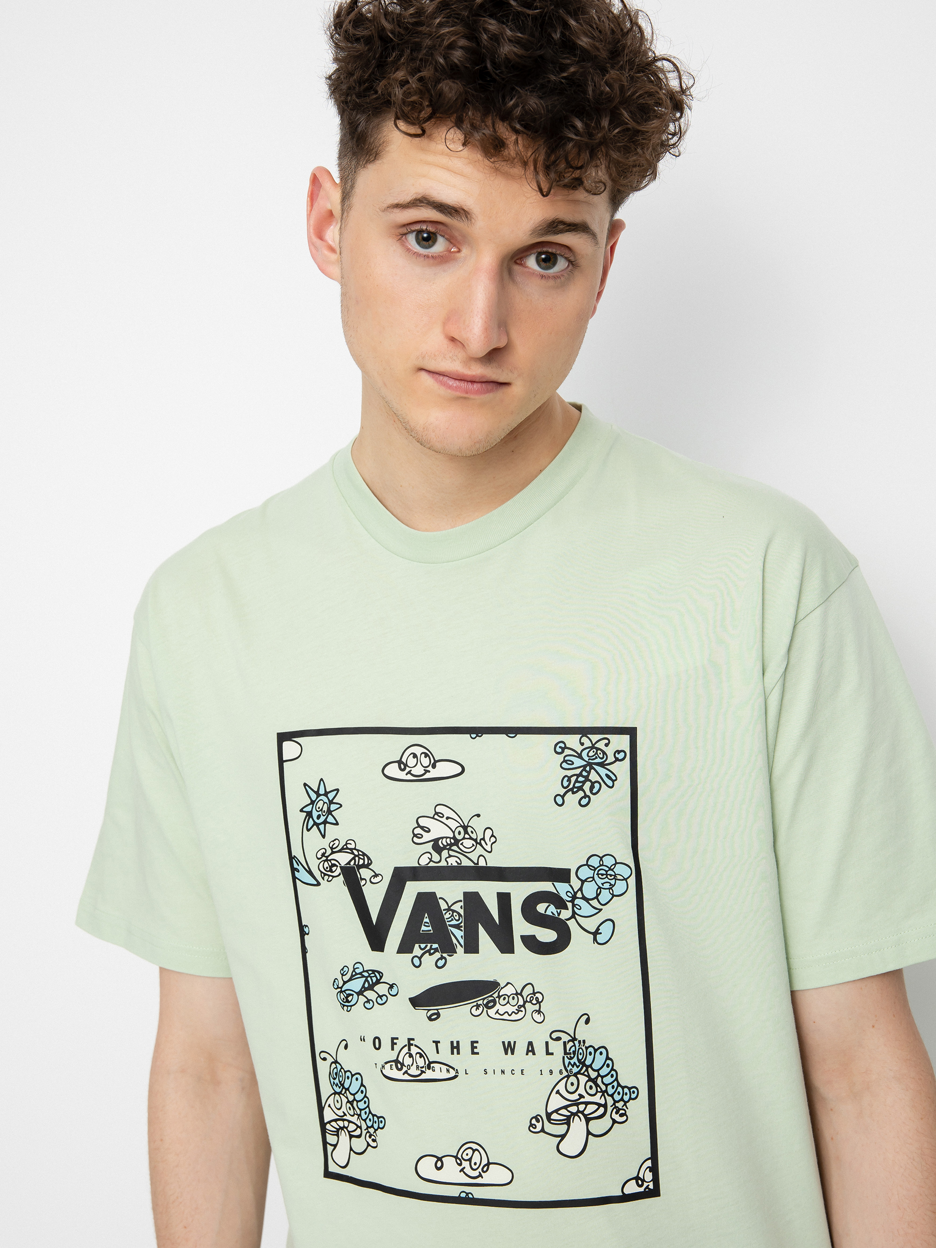 T-shirt Vans Classic Print Box (celadon green)