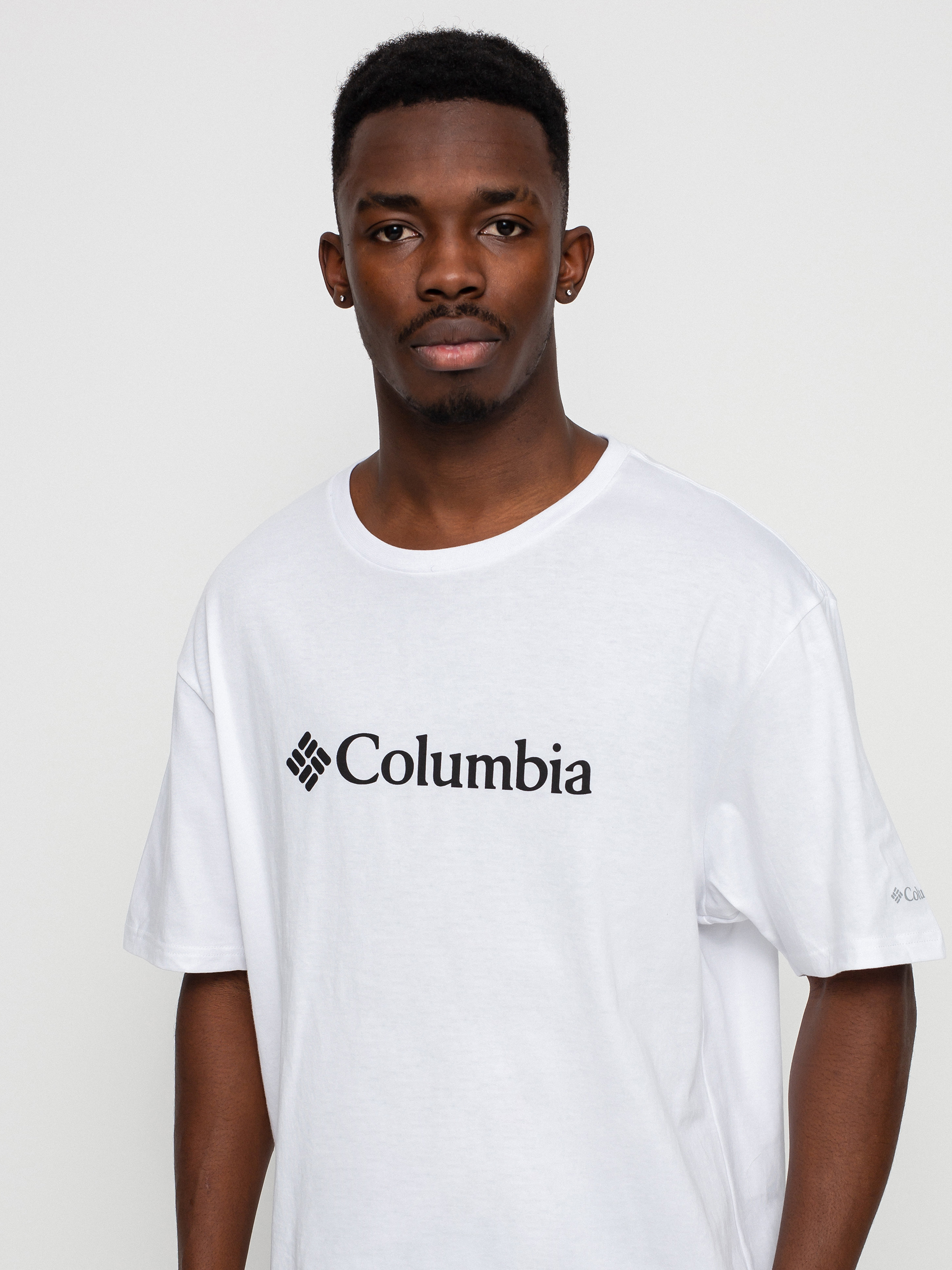 T-shirt Columbia Basic Logo (white)