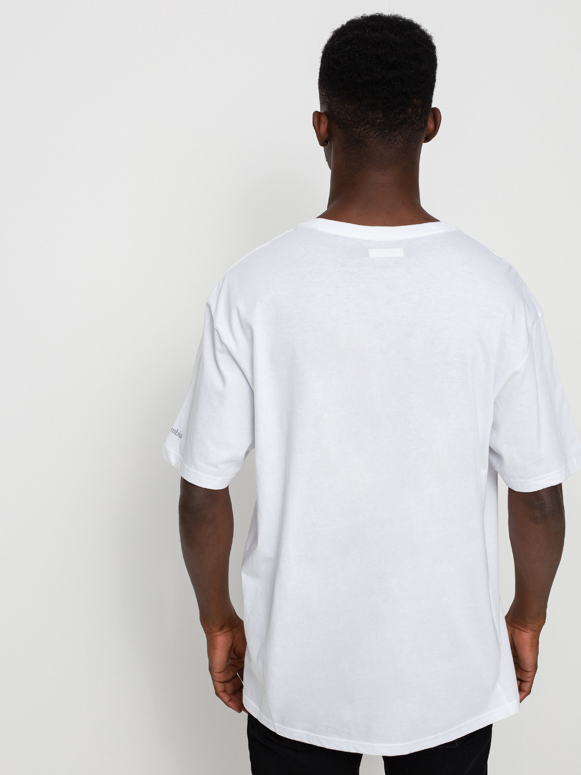 T-shirt Columbia Basic Logo (white)
