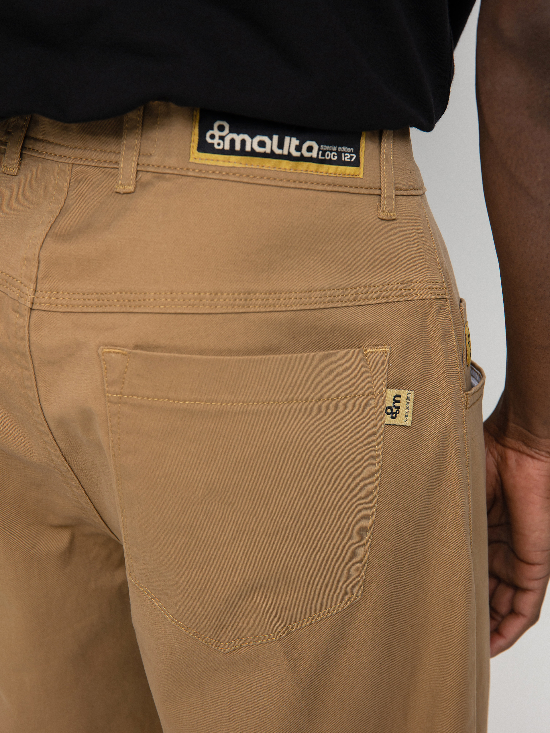 Spodnie Malita Chino Log Sl (beige)