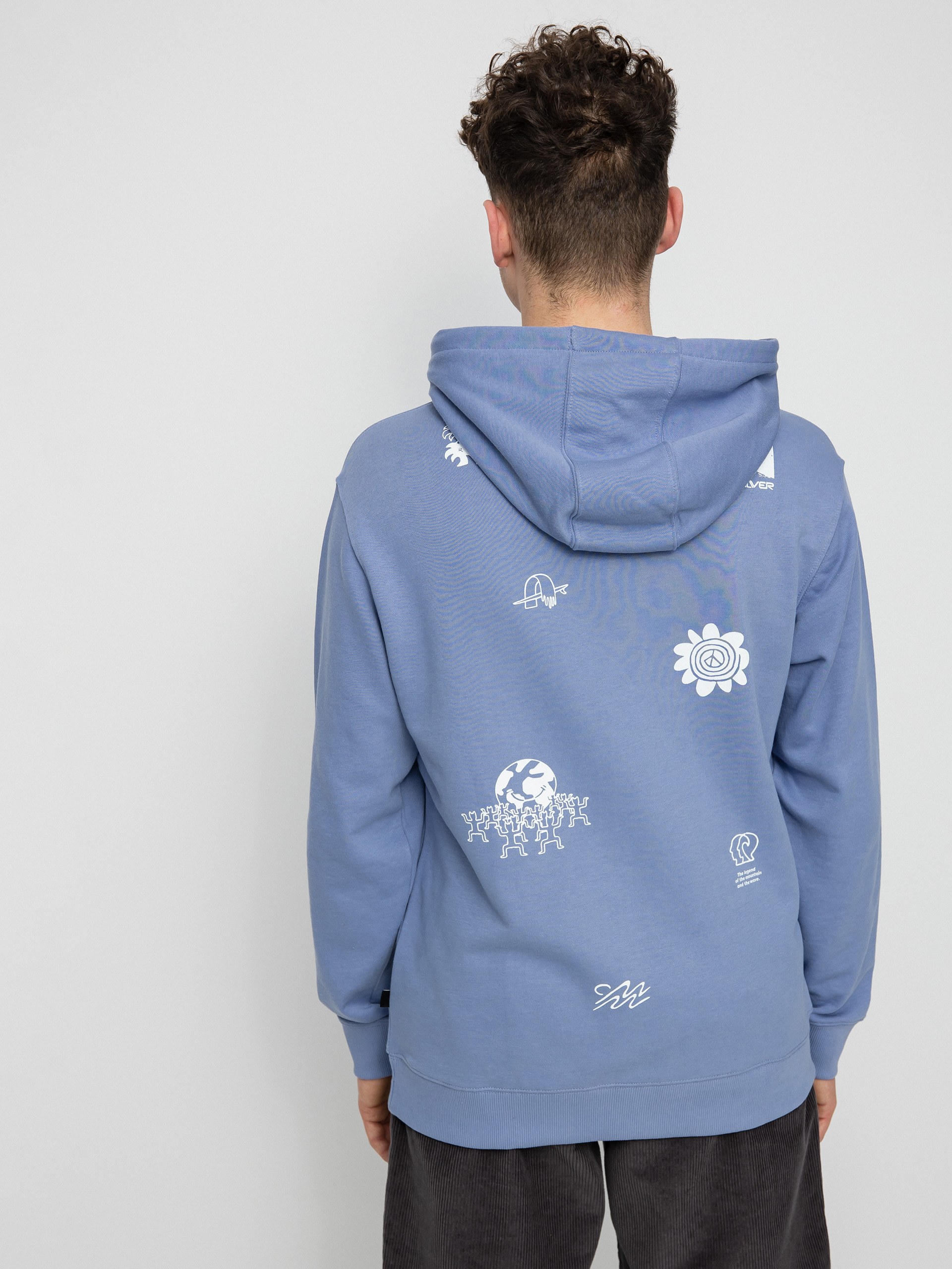 Bluza z kapturem Quiksilver Surf Legends HD (purple impression)