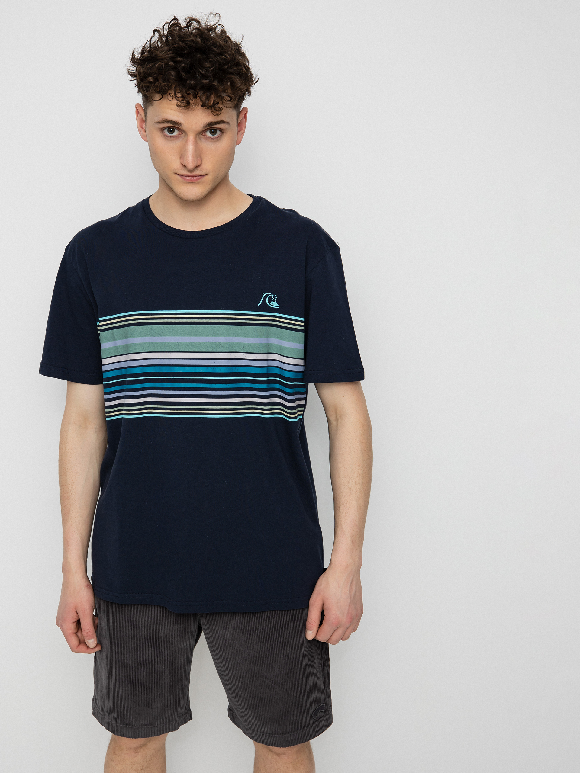 T-shirt Quiksilver Rythmic Stripe (navy blazer)