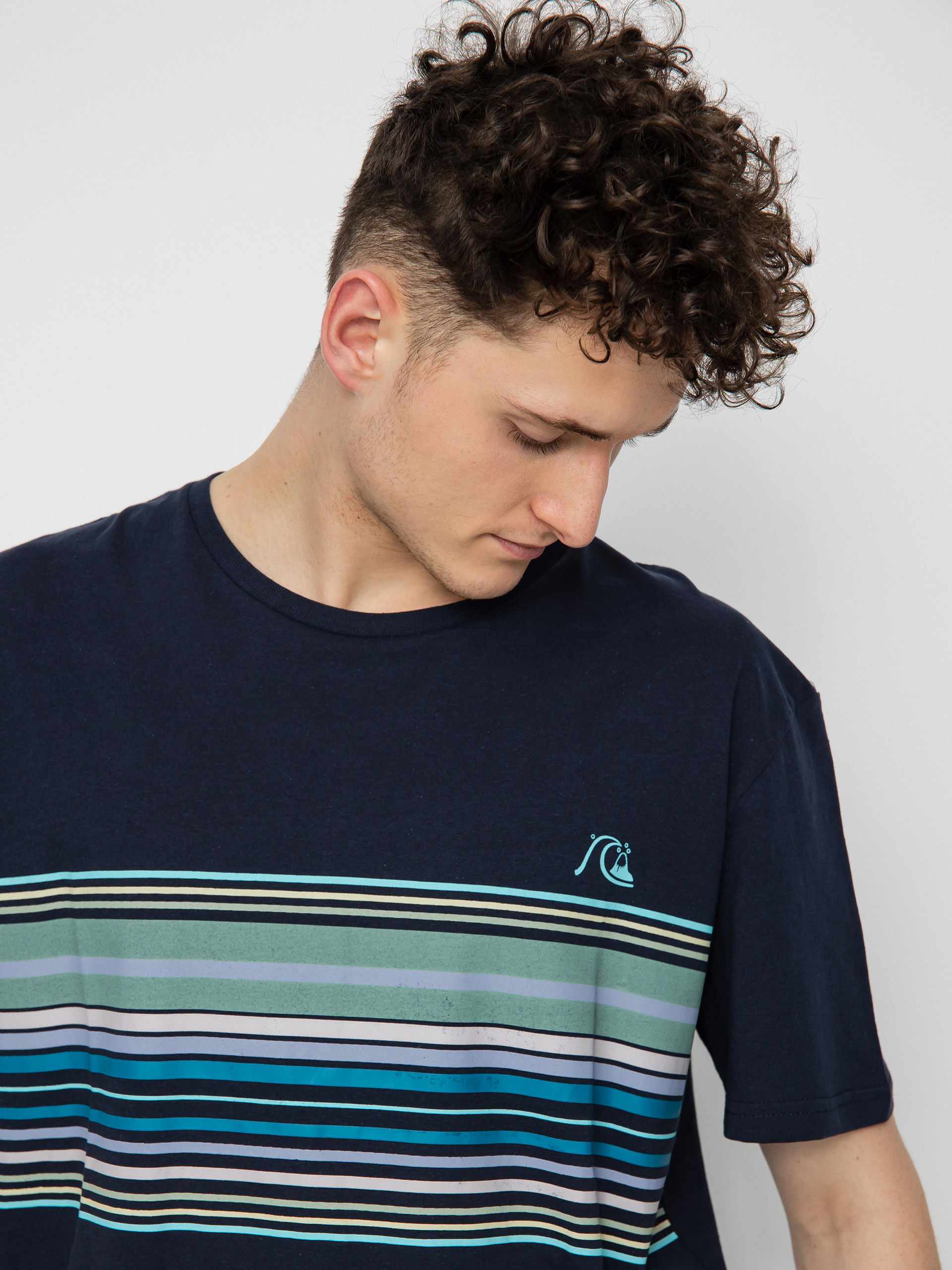 T-shirt Quiksilver Rythmic Stripe (navy blazer)