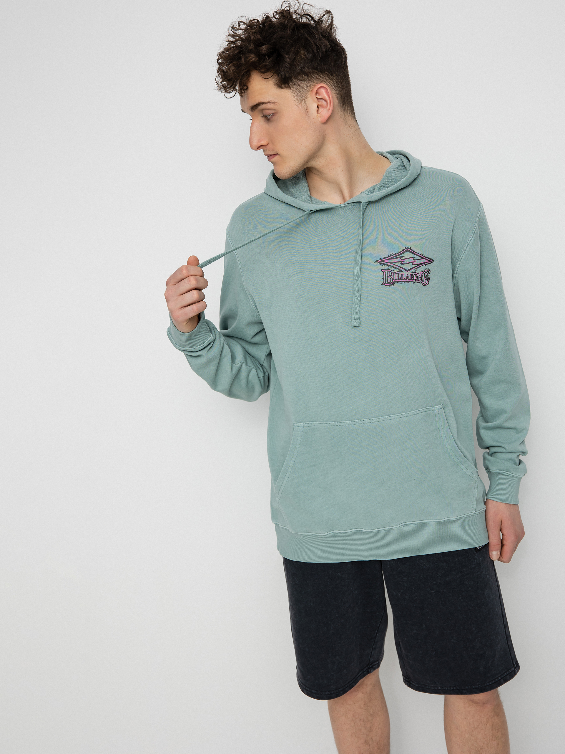Bluza z kapturem Billabong Born In 73 HD (light marine)