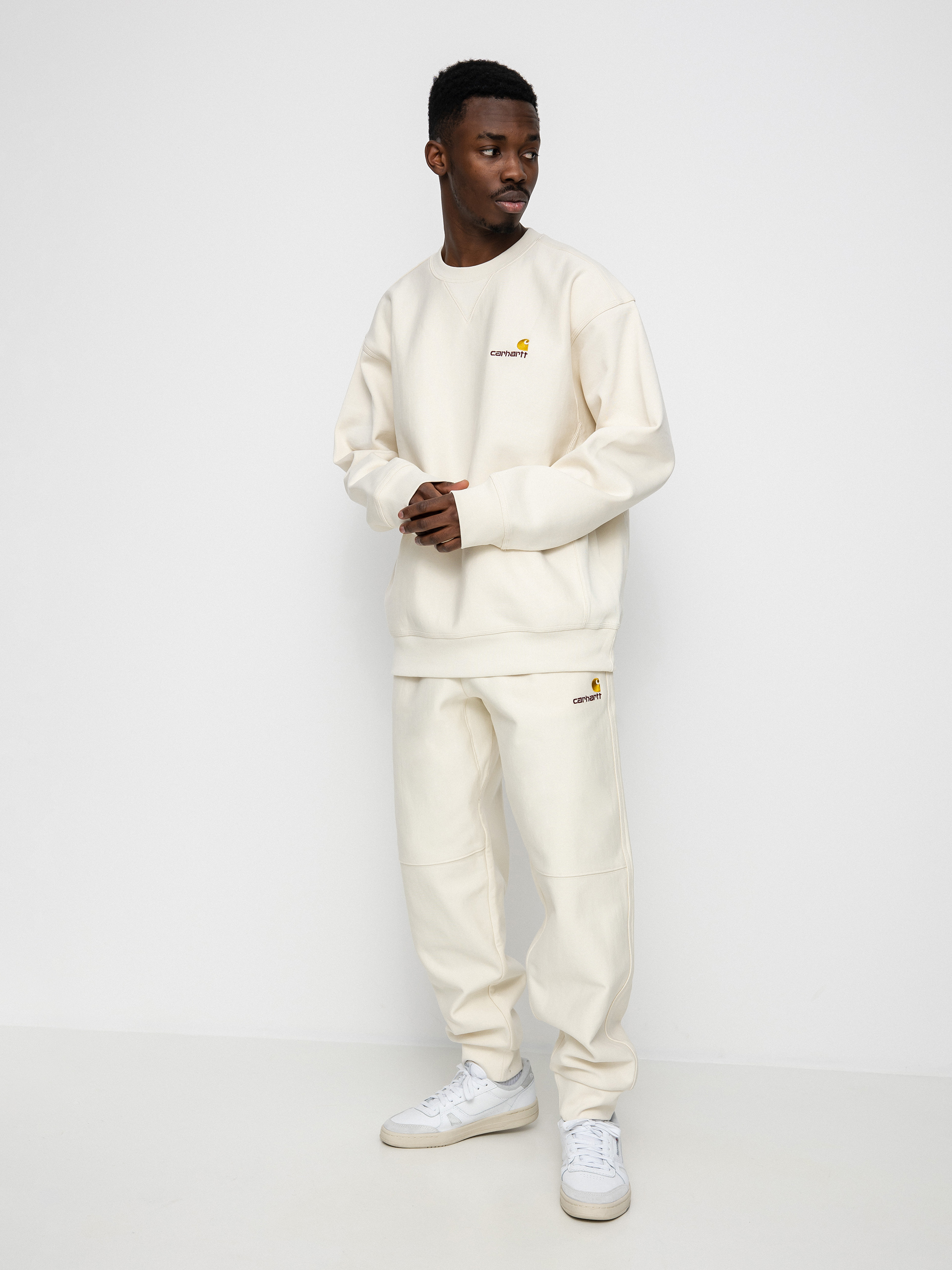Spodnie Carhartt WIP American Script Jogging (natural)