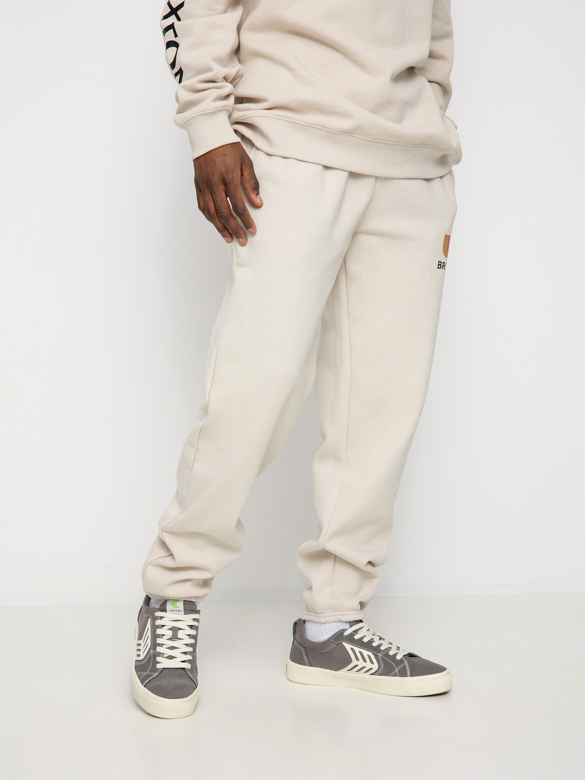 Spodnie Brixton Alton II Fleece Jogger (beige)