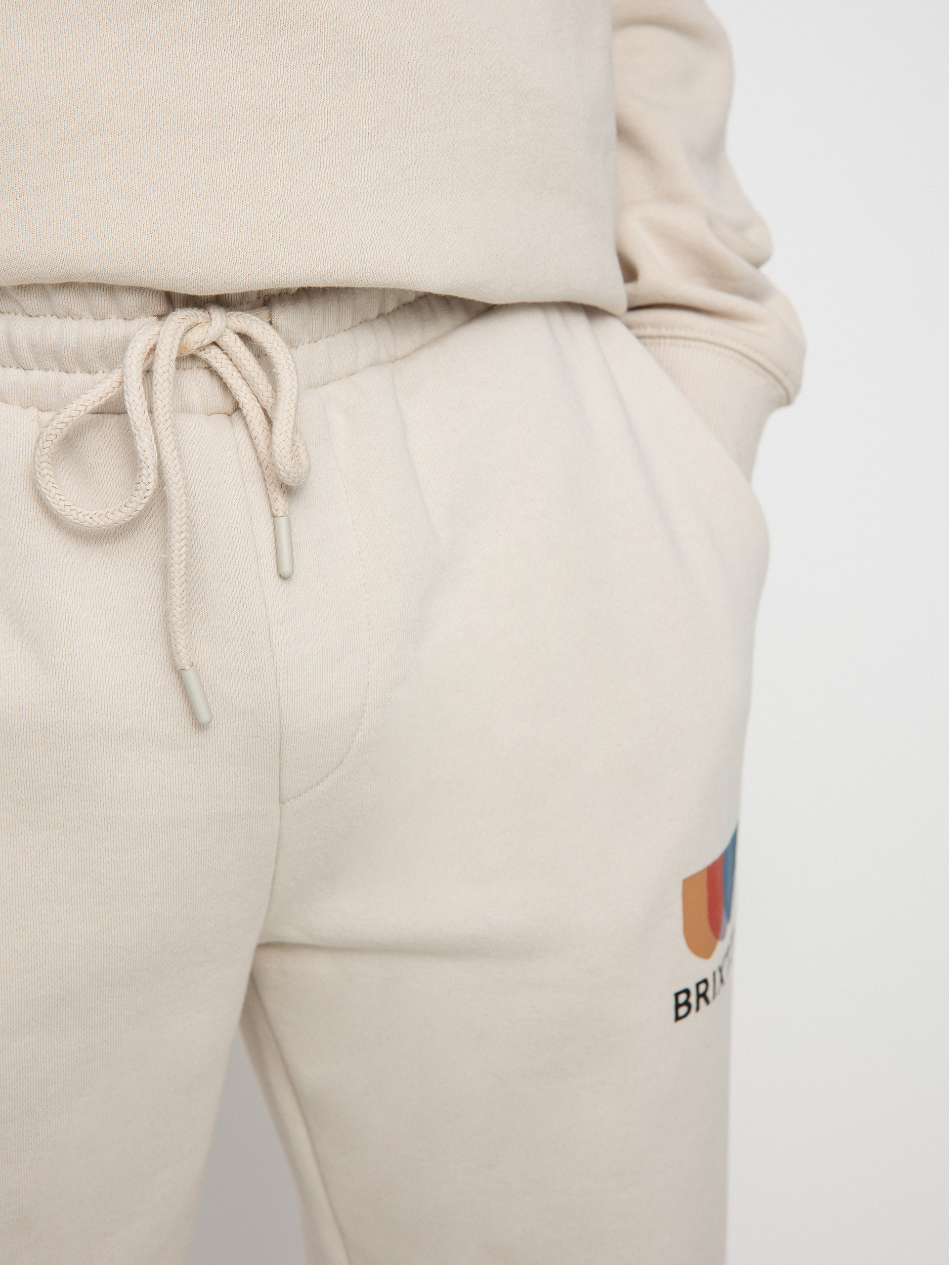 Spodnie Brixton Alton II Fleece Jogger (beige)