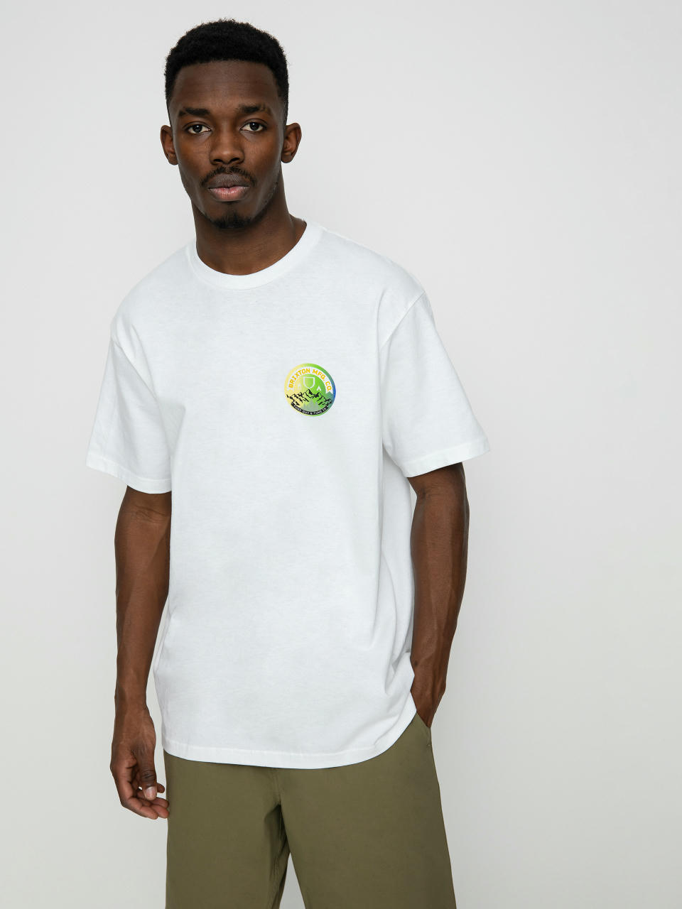 T-shirt Brixton Tune Out (white)