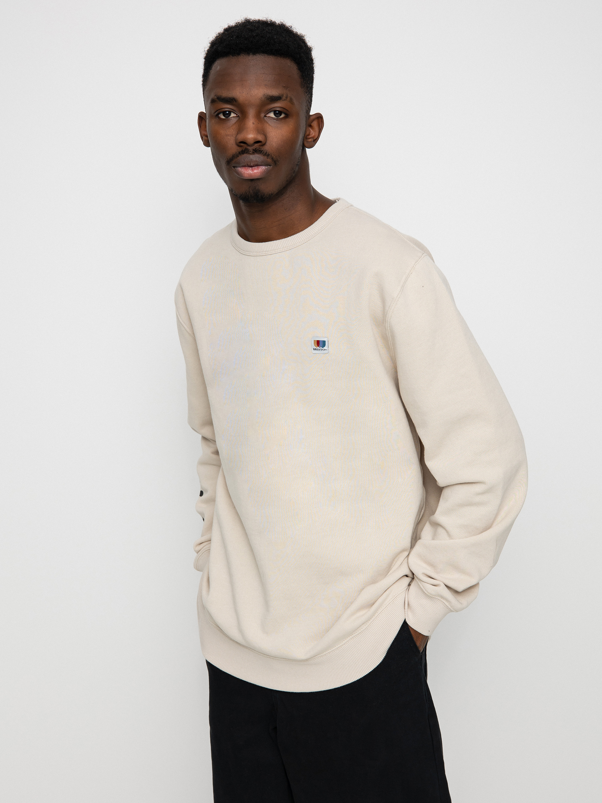 Bluza Brixton Alton Crew (beige)