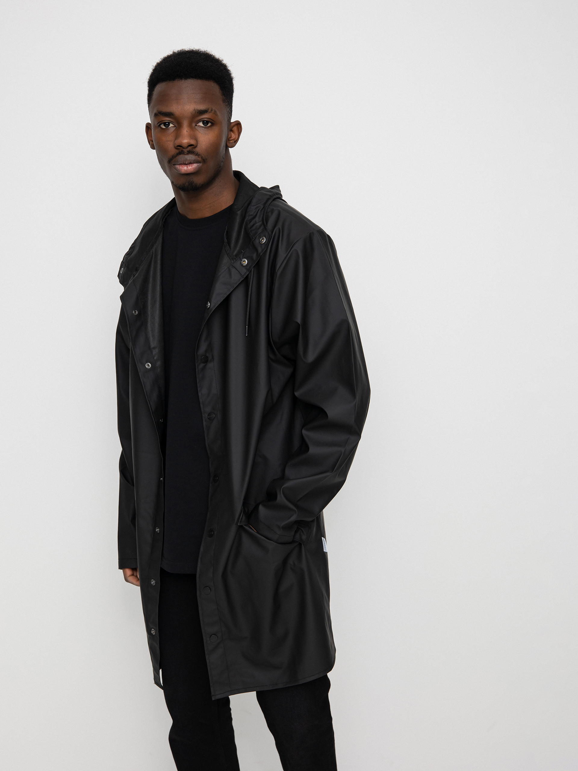 Kurtka Rains Long Jacket (black)