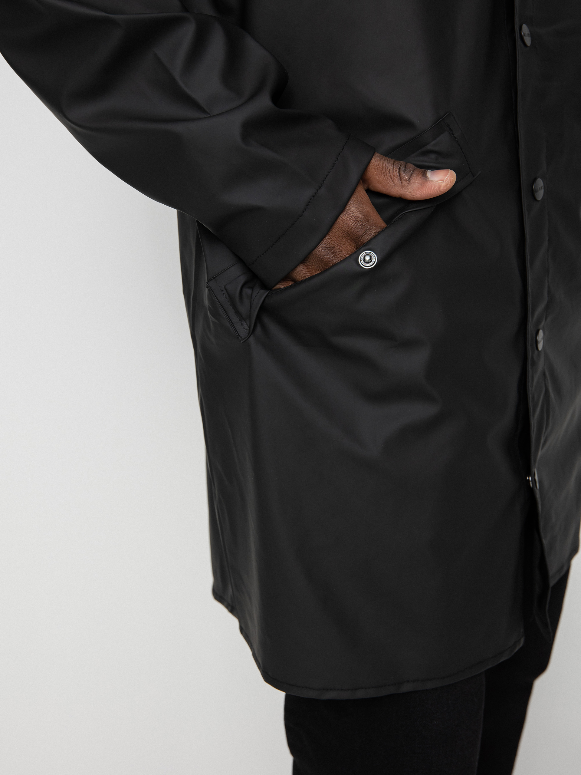 Kurtka Rains Long Jacket (black)