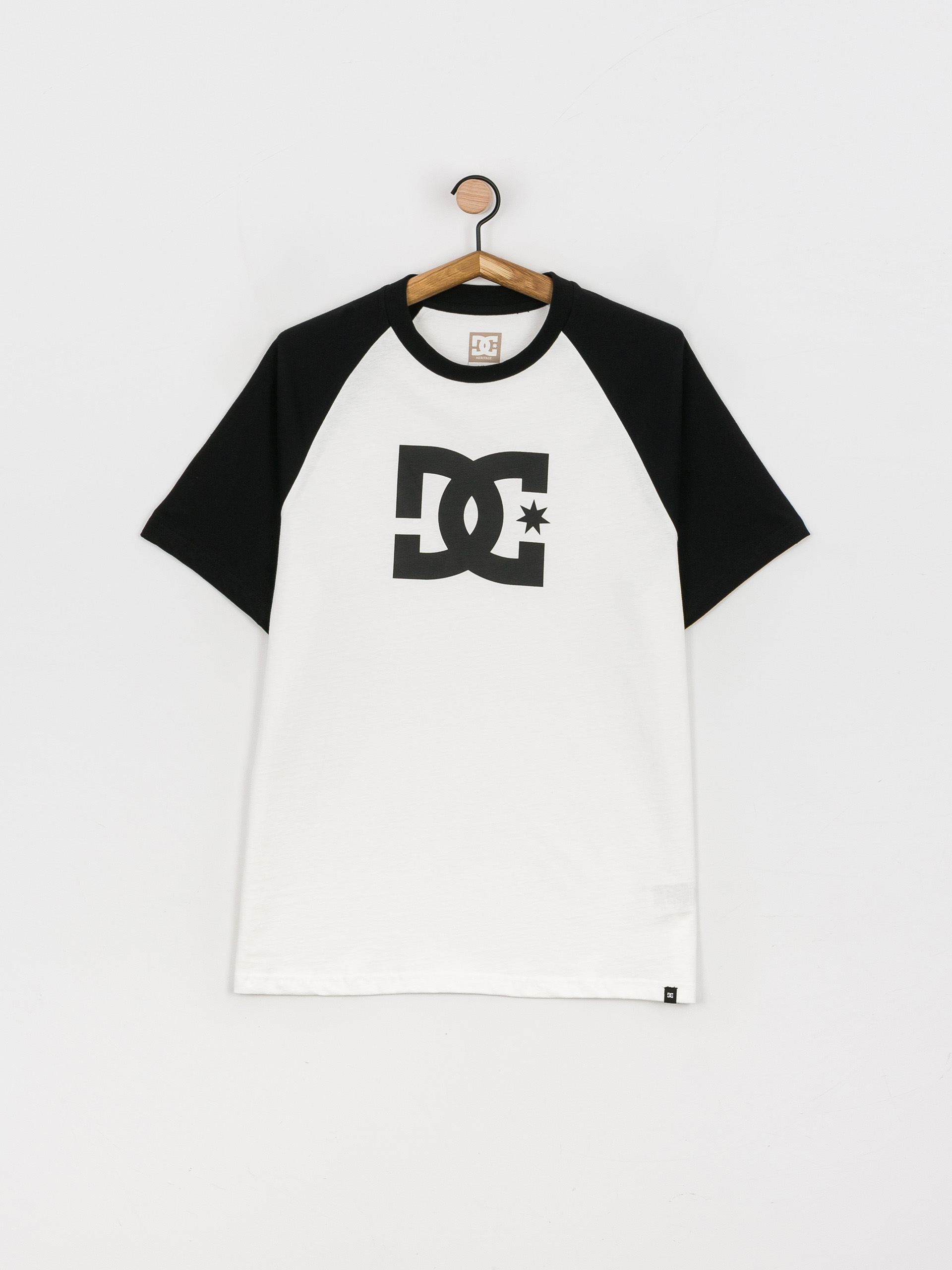 T-shirt DC Star Raglan (white/black)