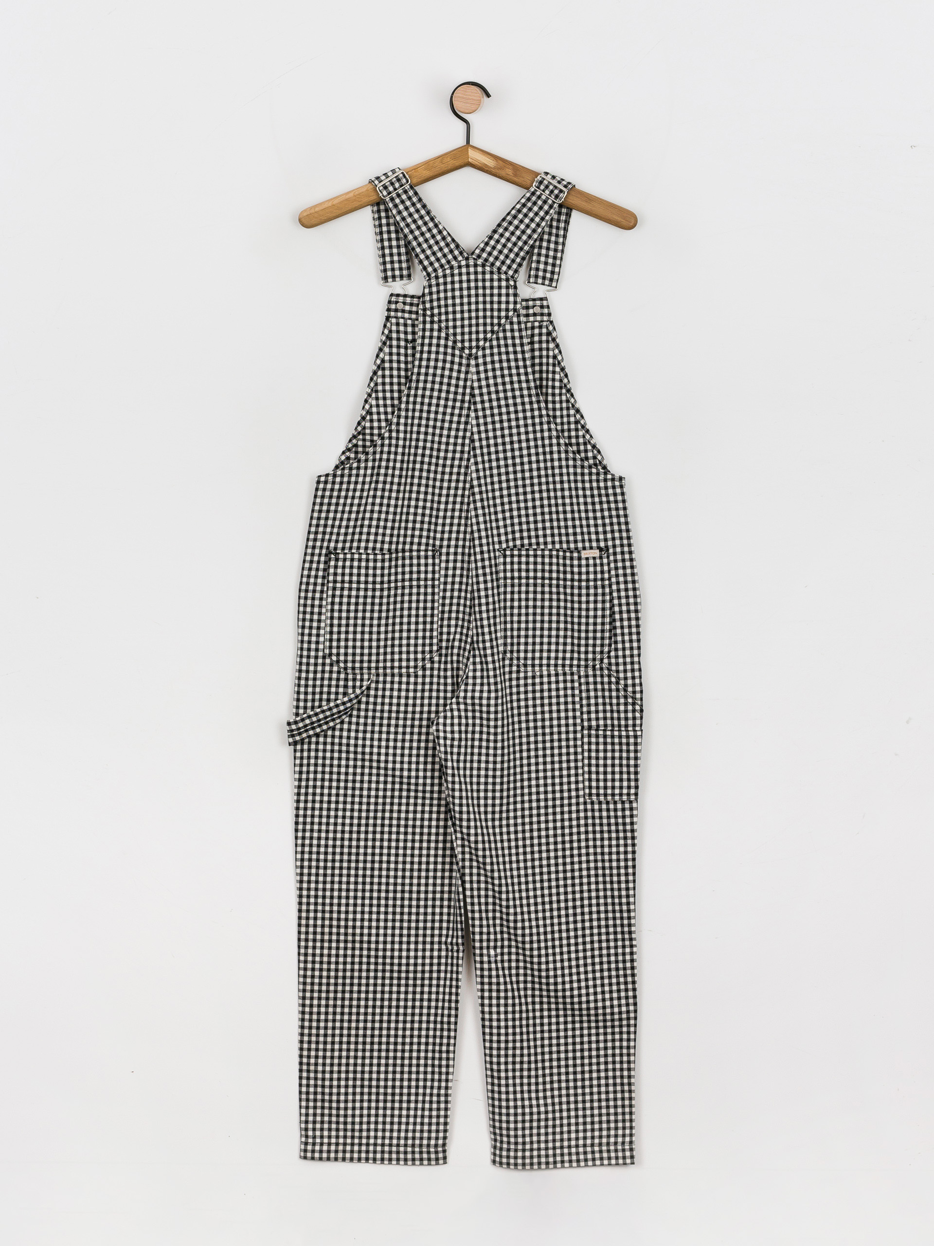 Spodnie Brixton Christina Crop Overall Wmn (black gingham)