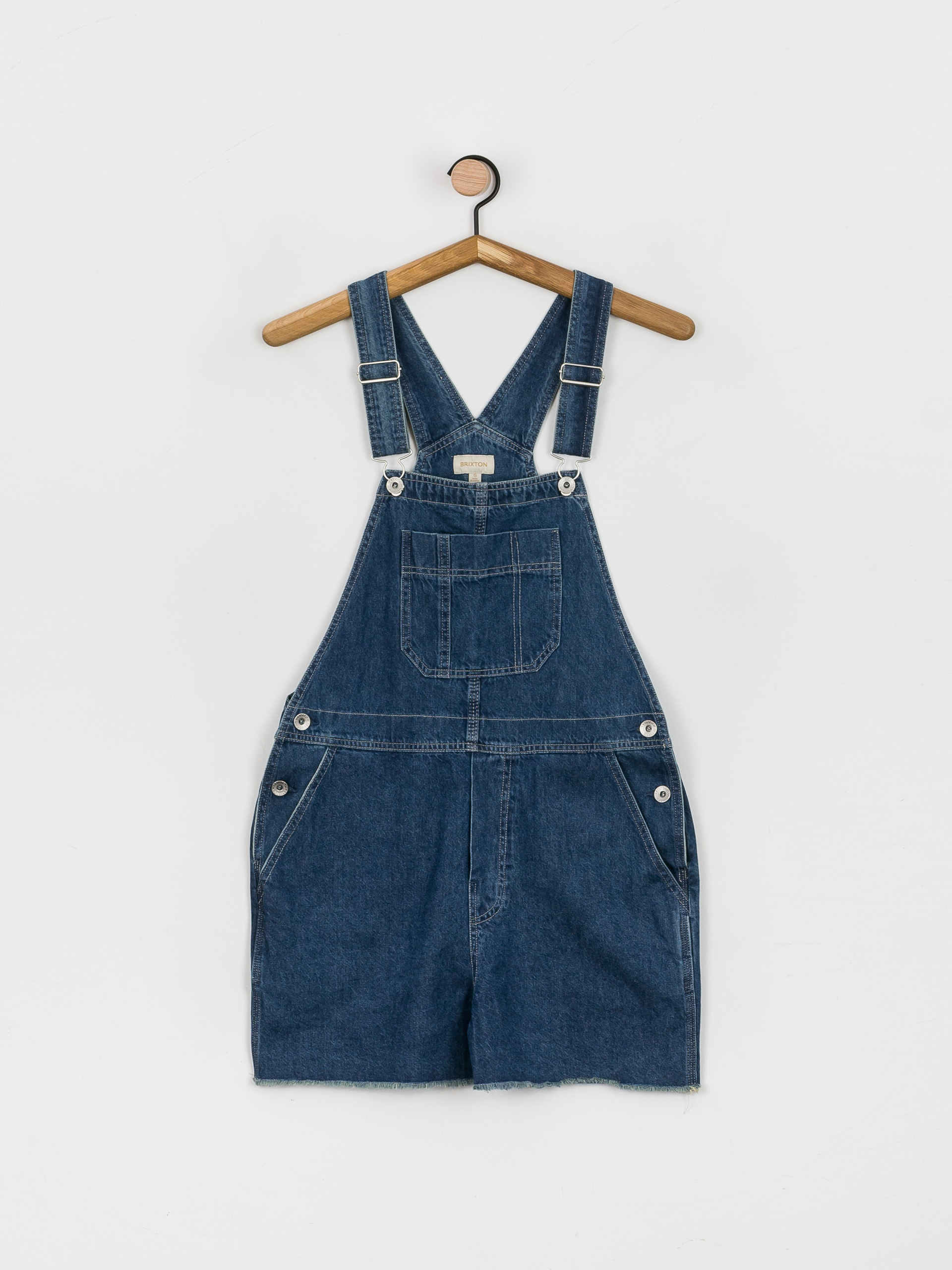 Szorty Brixton Christina Short Overall Wmn (indigo rinse)