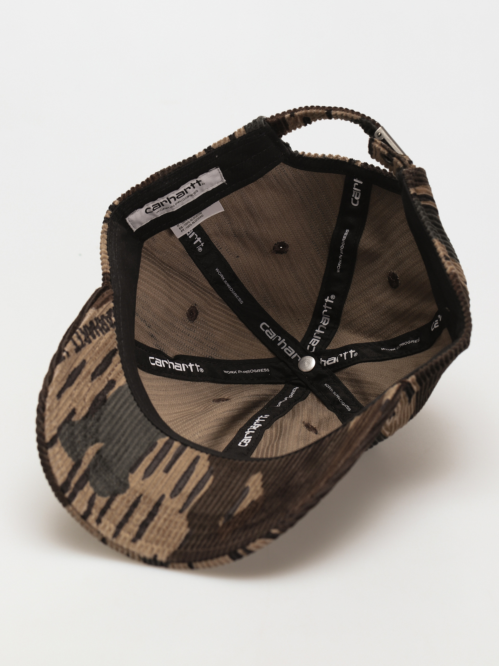 Czapka z daszkiem Carhartt WIP Harlem (camo unite/copperton)