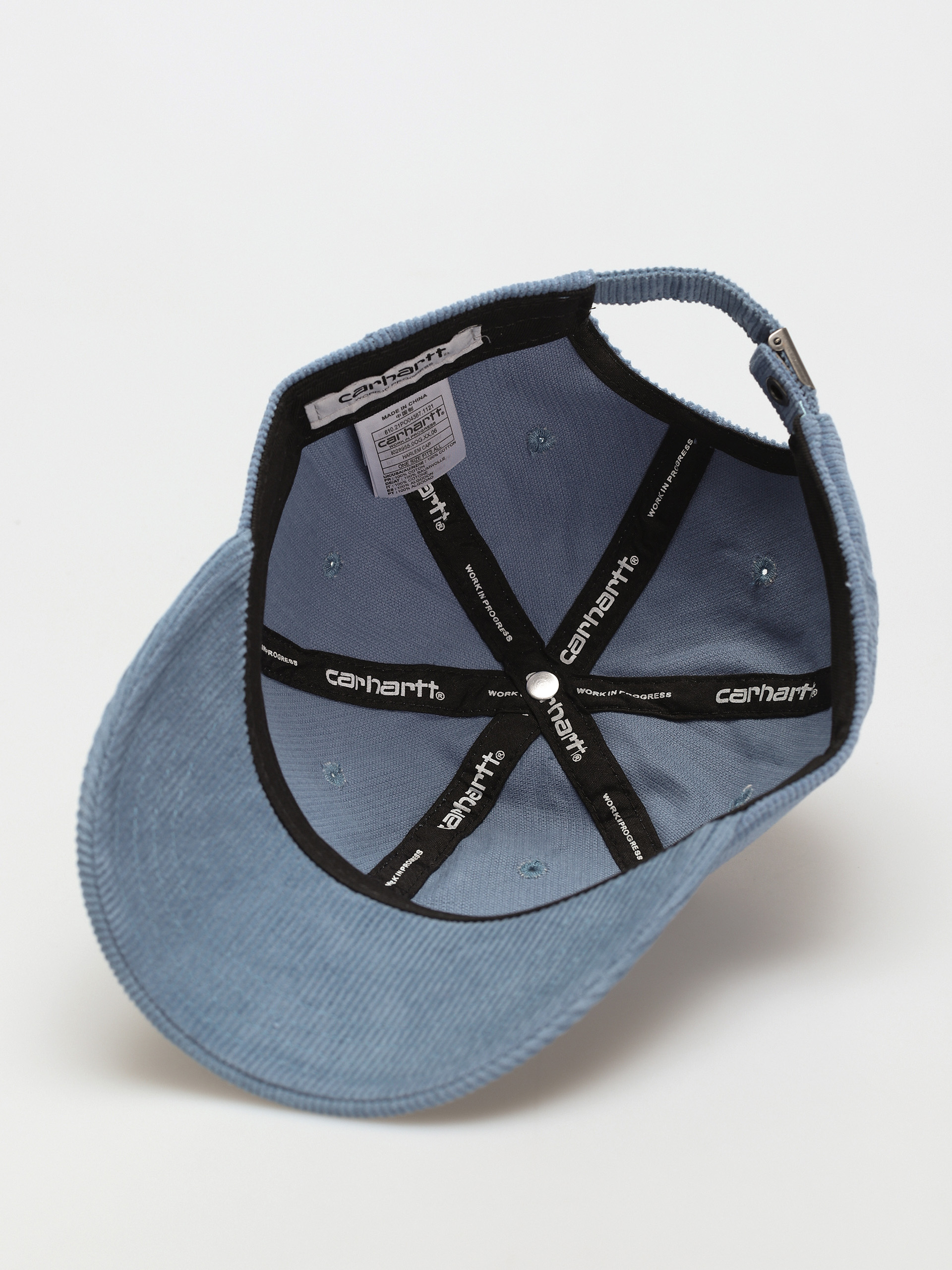 Czapka z daszkiem Carhartt WIP Harlem (icy water/razzmic)
