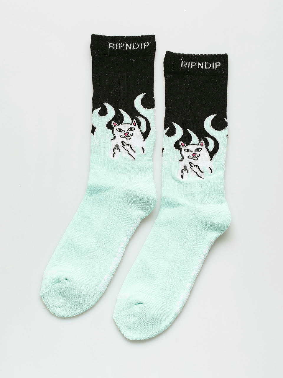 Skarpetki RipNDip Welcome To Heck (black / blue)