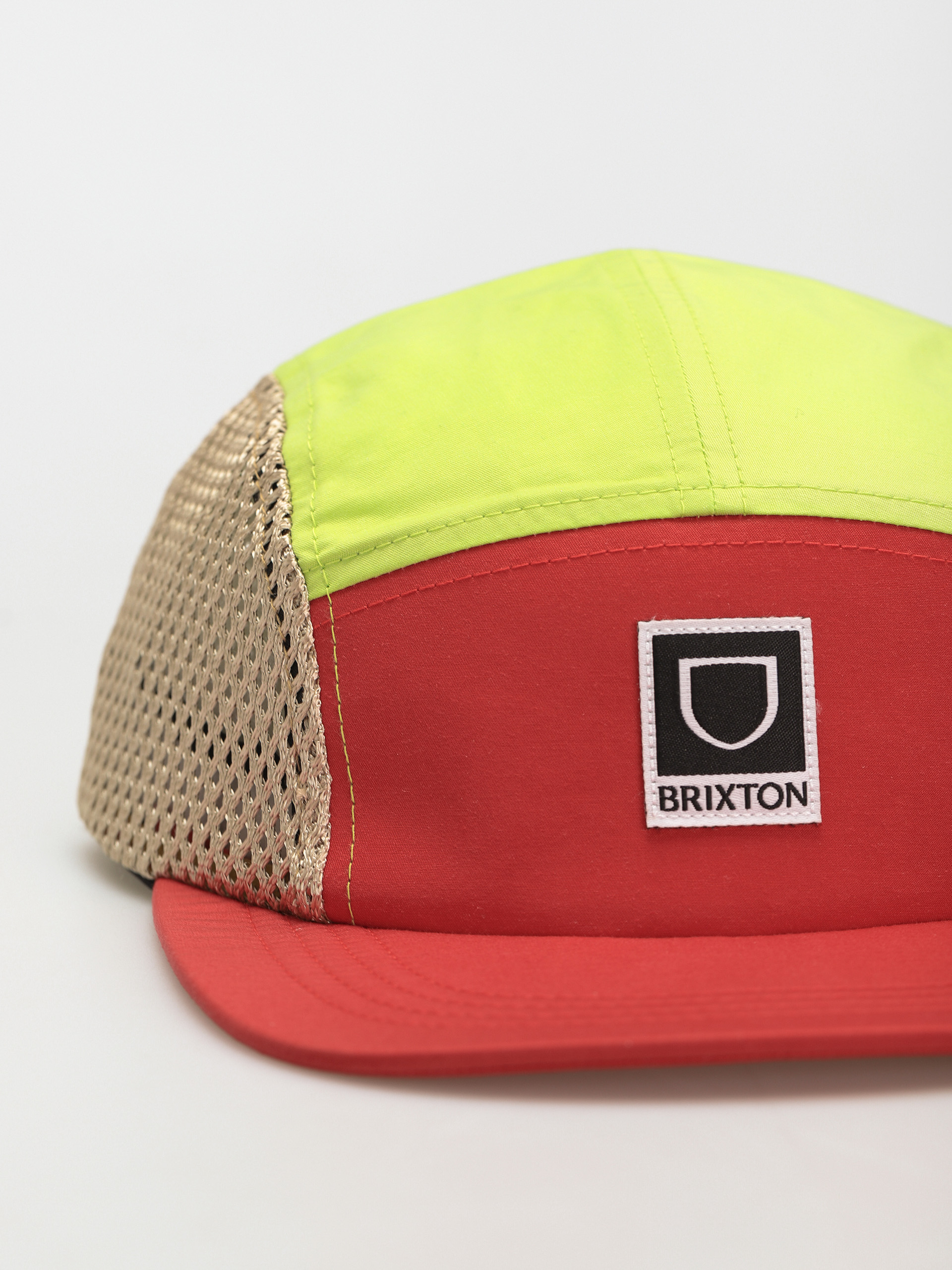 Czapka z daszkiem Brixton Beta X Lp Mesh Camper Cap (phoenix orange/limelight/mojav)