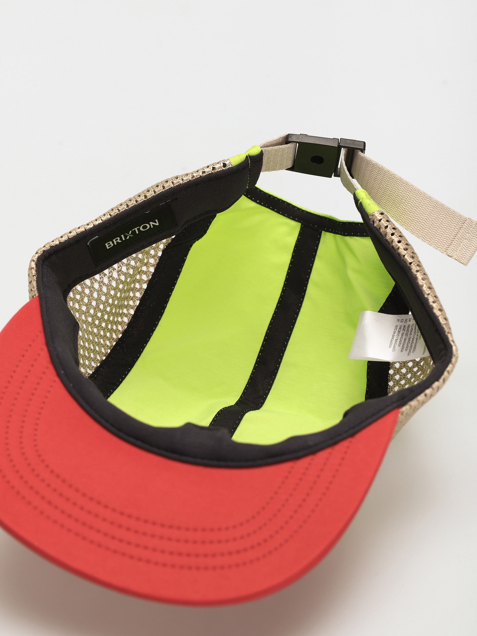 Czapka z daszkiem Brixton Beta X Lp Mesh Camper Cap (phoenix orange/limelight/mojav)