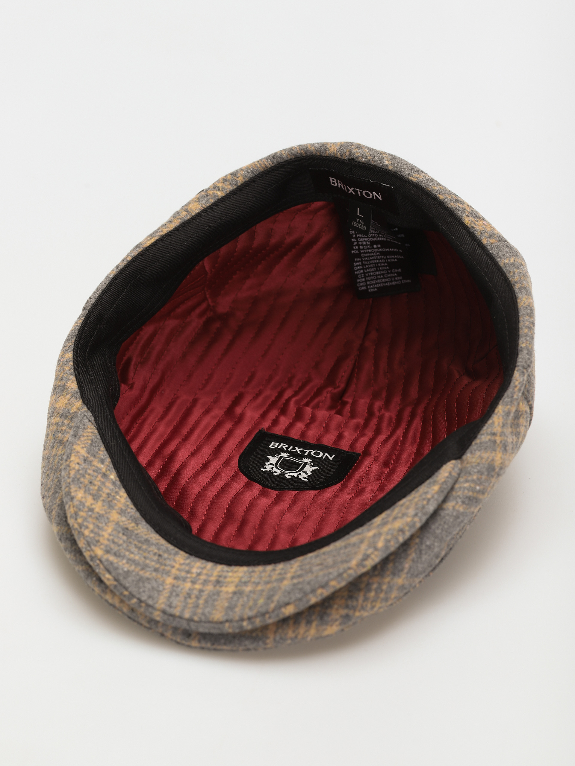 Kaszkiet Brixton Hooligan Snap Cap (mojave/grey plaid)