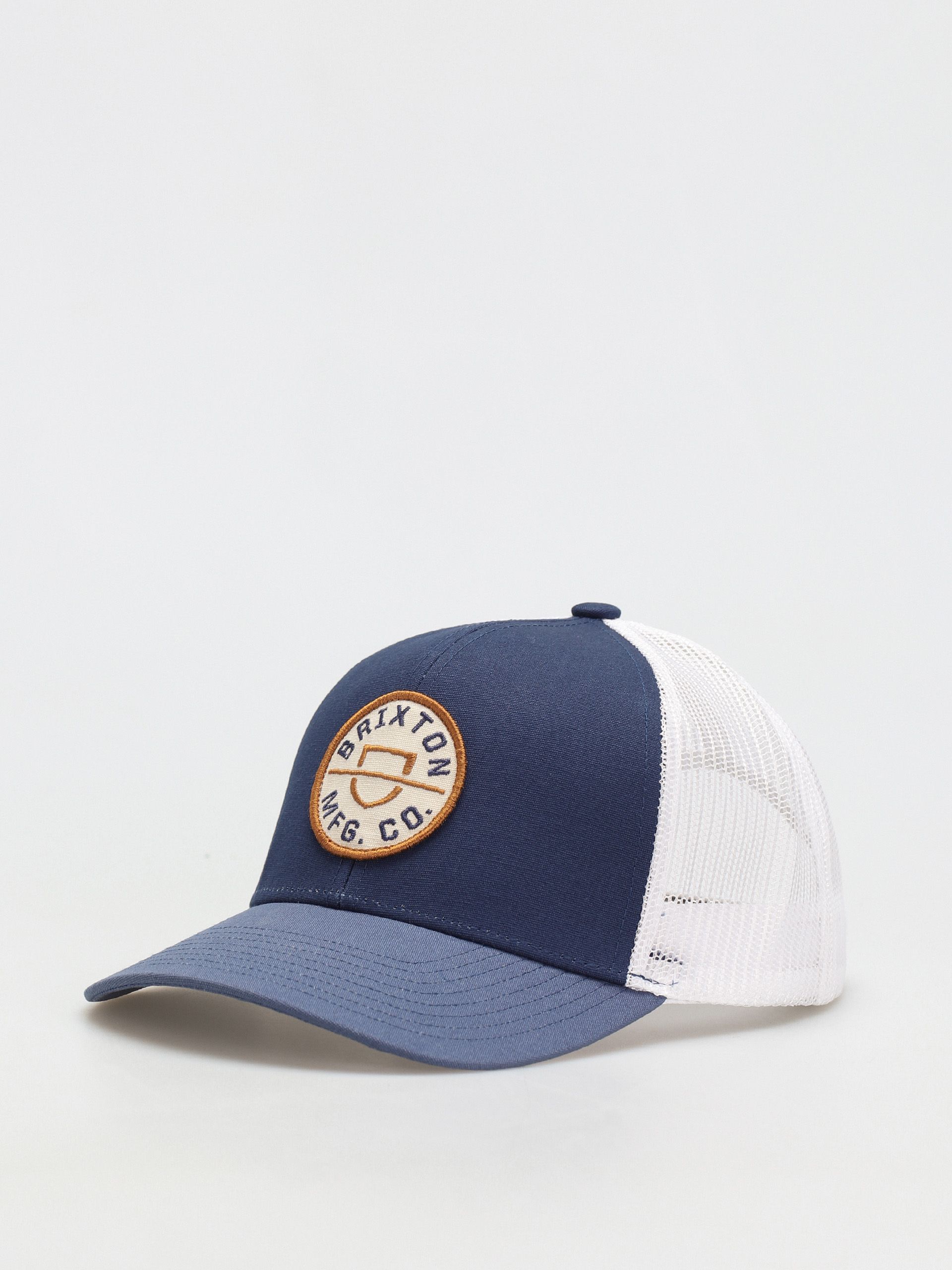 Czapka z daszkiem Brixton Crest X Mp Mesh Cap (washed navy/joe bue/white)
