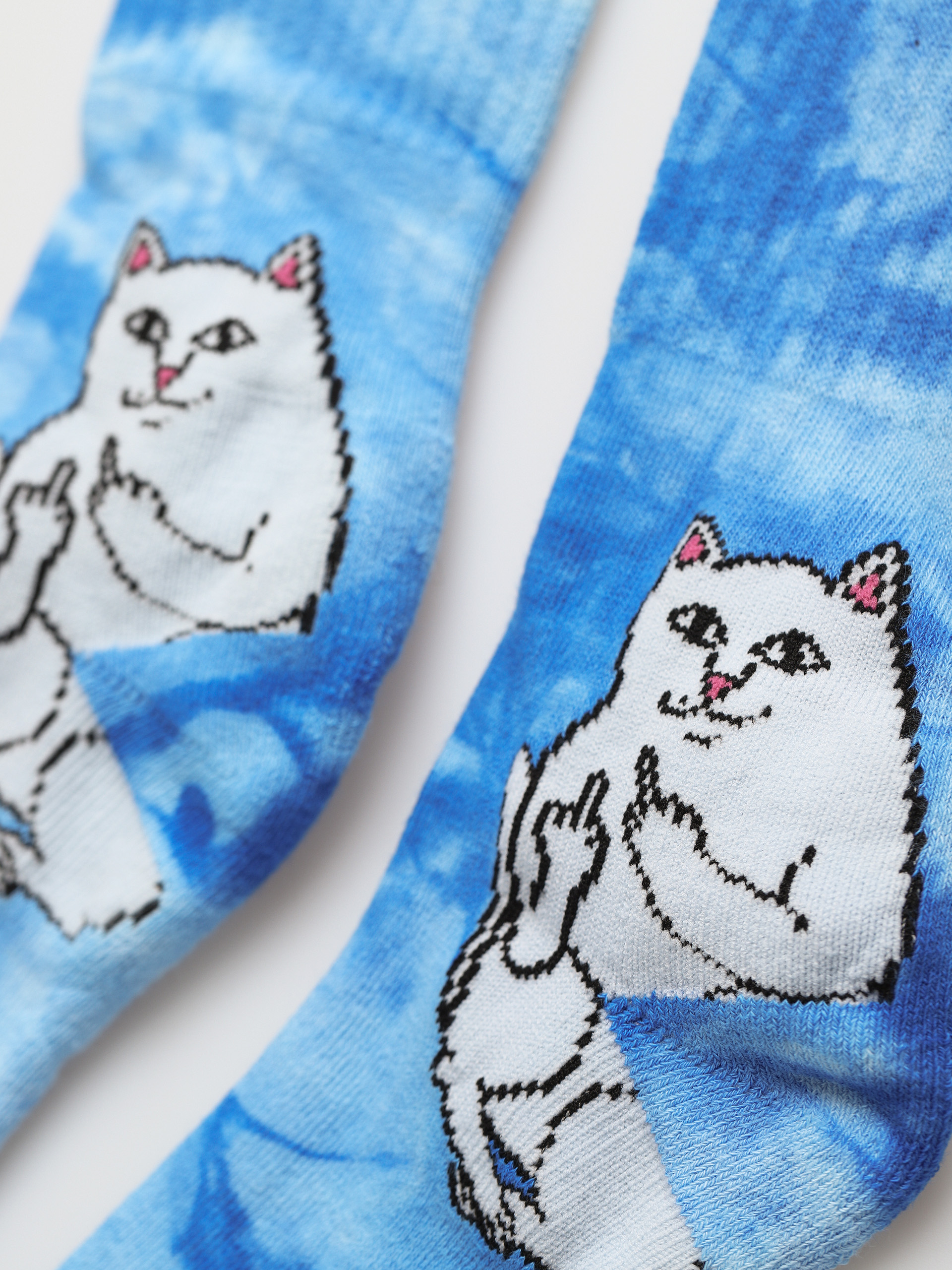 Skarpetki RipNDip Lord Nermal (blue cloud wash)