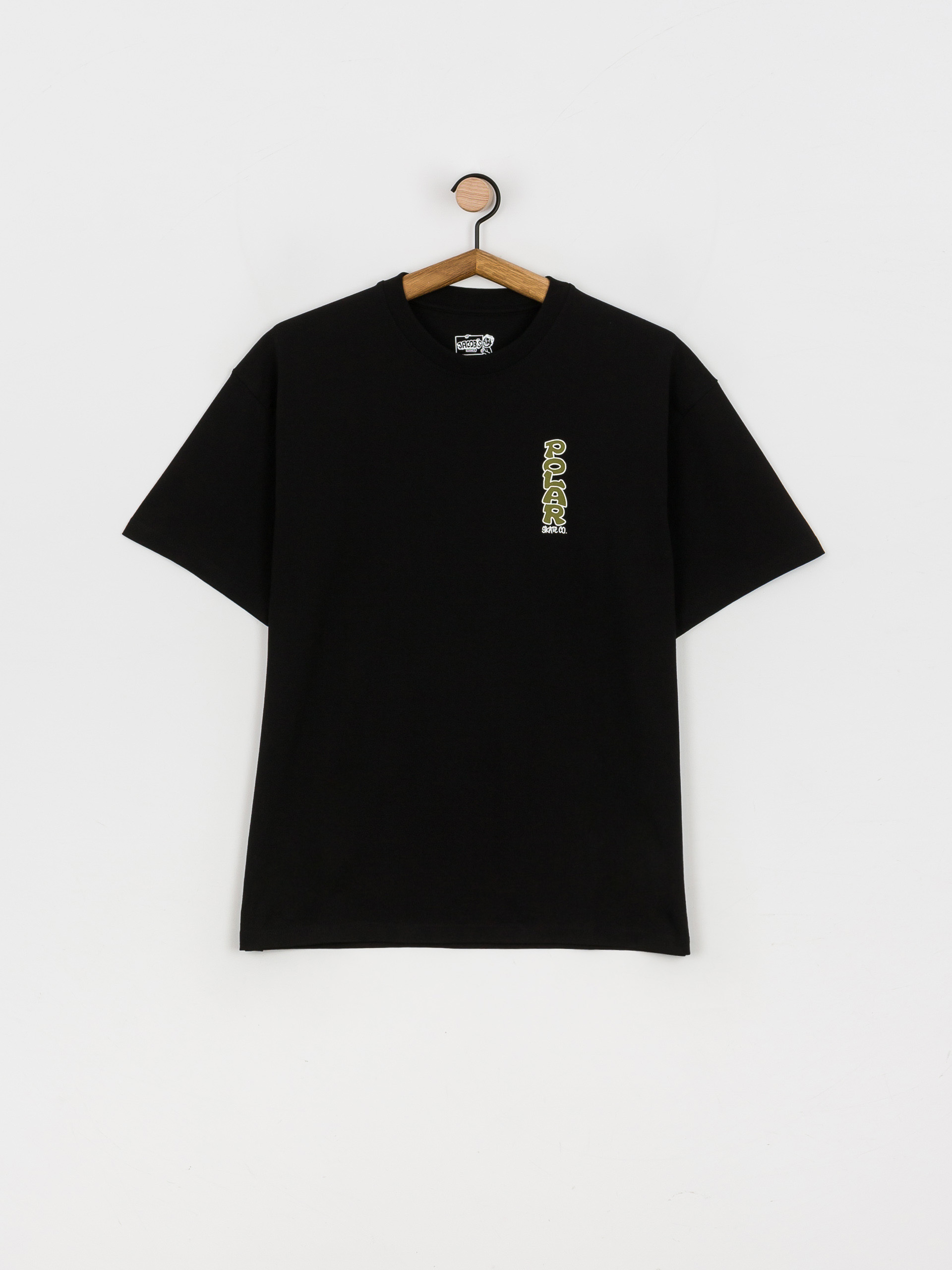 T-shirt Polar Skate Vertical Logo (black)