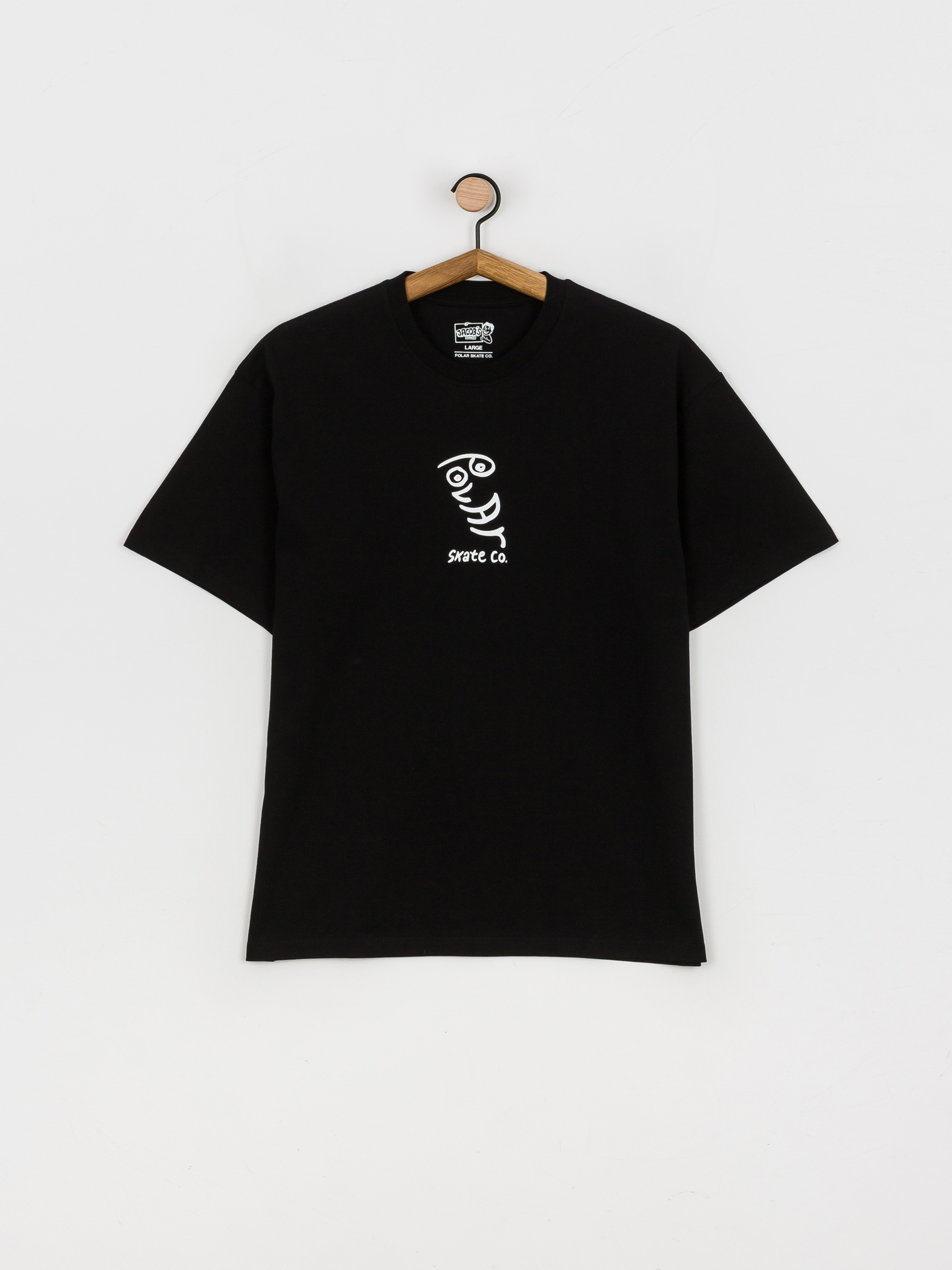 T-shirt Polar Skate Polar Face (black)