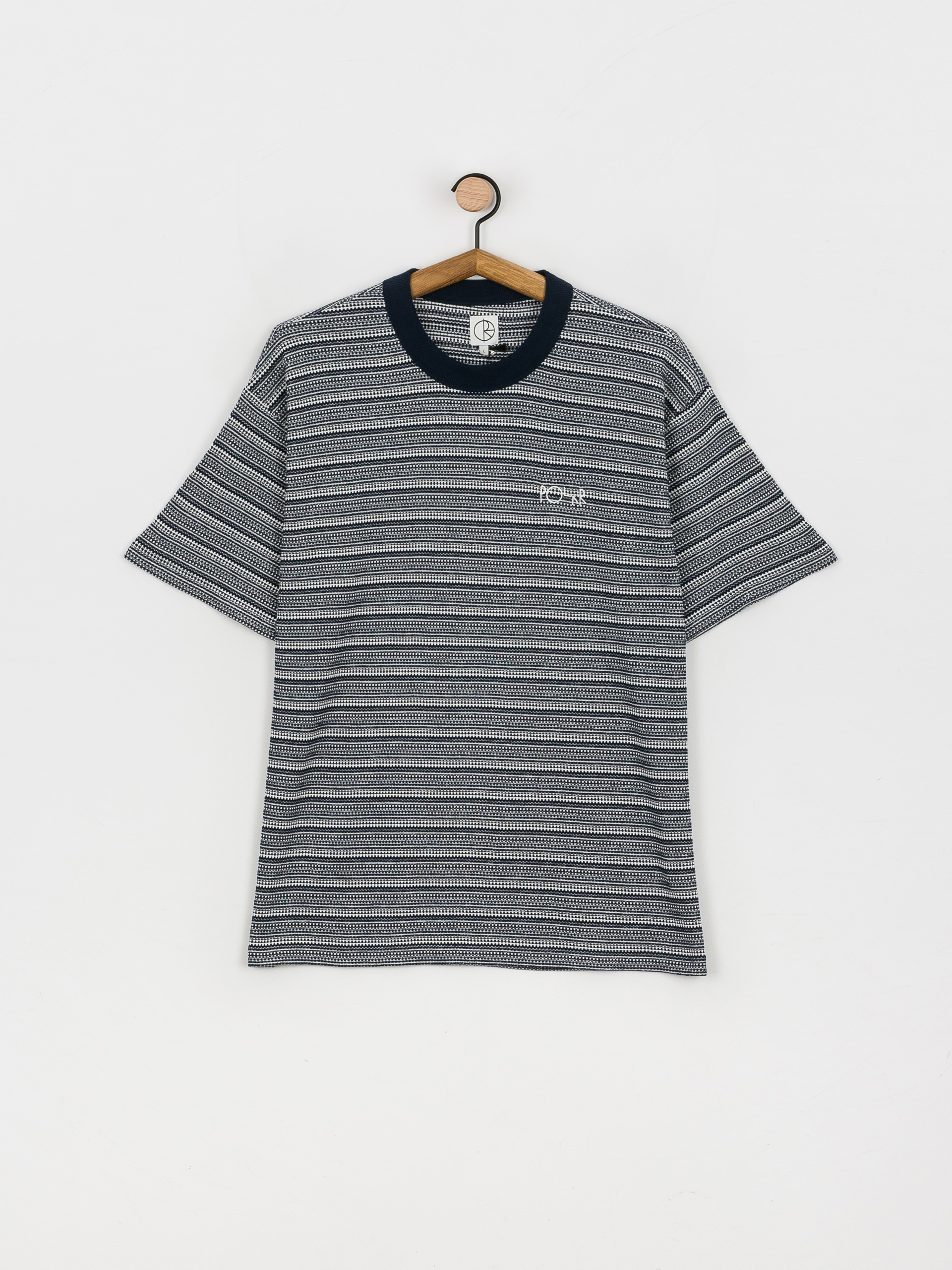 T-shirt Polar Skate Stripe Shin (navy)