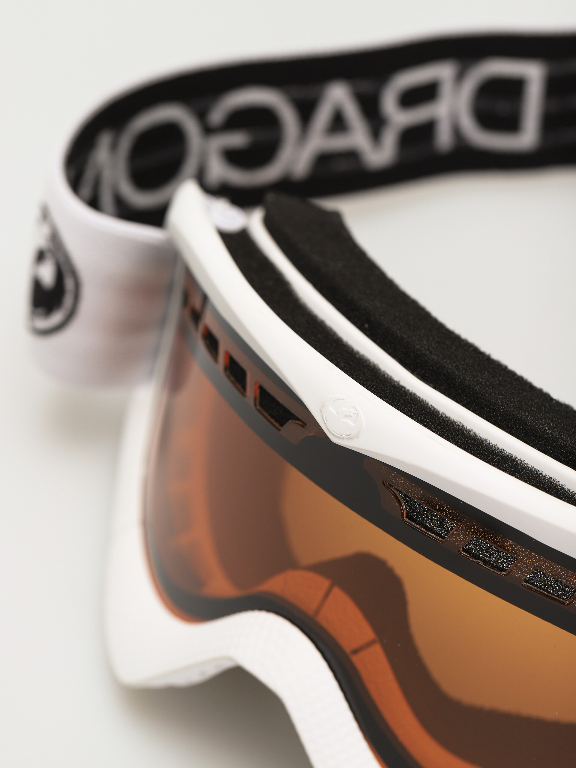 Gogle Dragon DXS (white/lumalens amber)