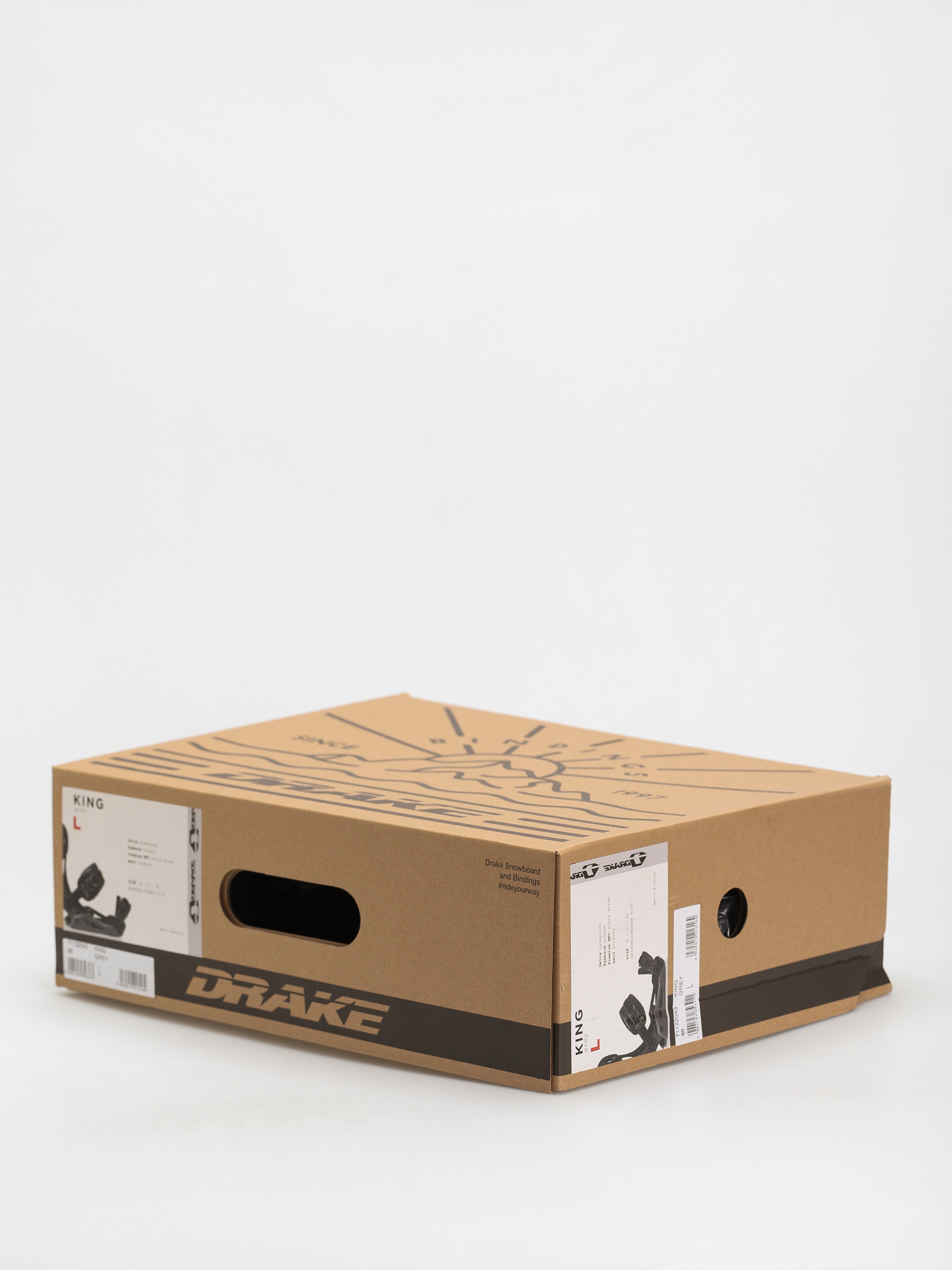 Męskie Wiązania snowboardowe Drake King (grey)