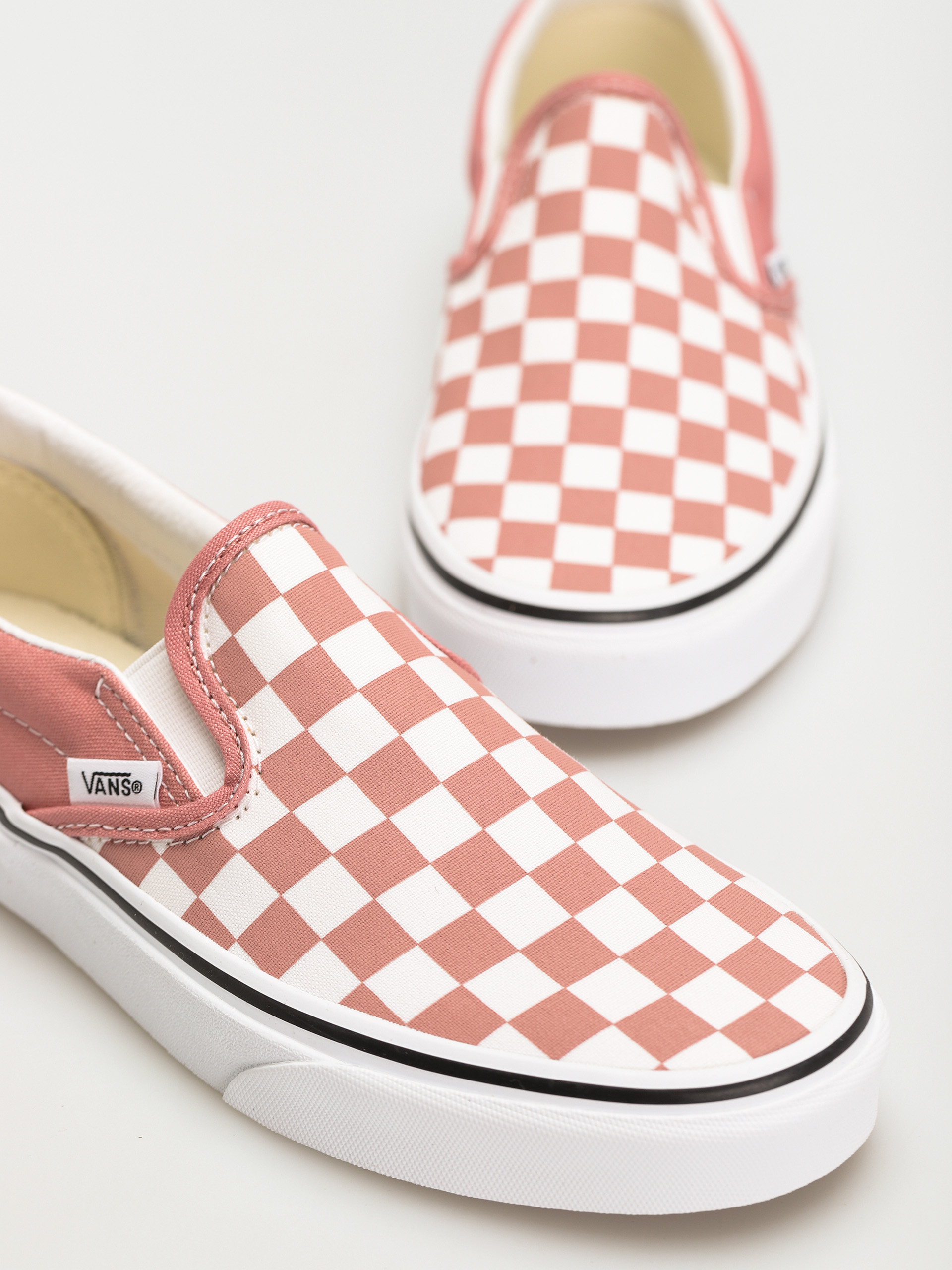 Buty Vans Classic Slip On (checkerboard/rosette/true white)